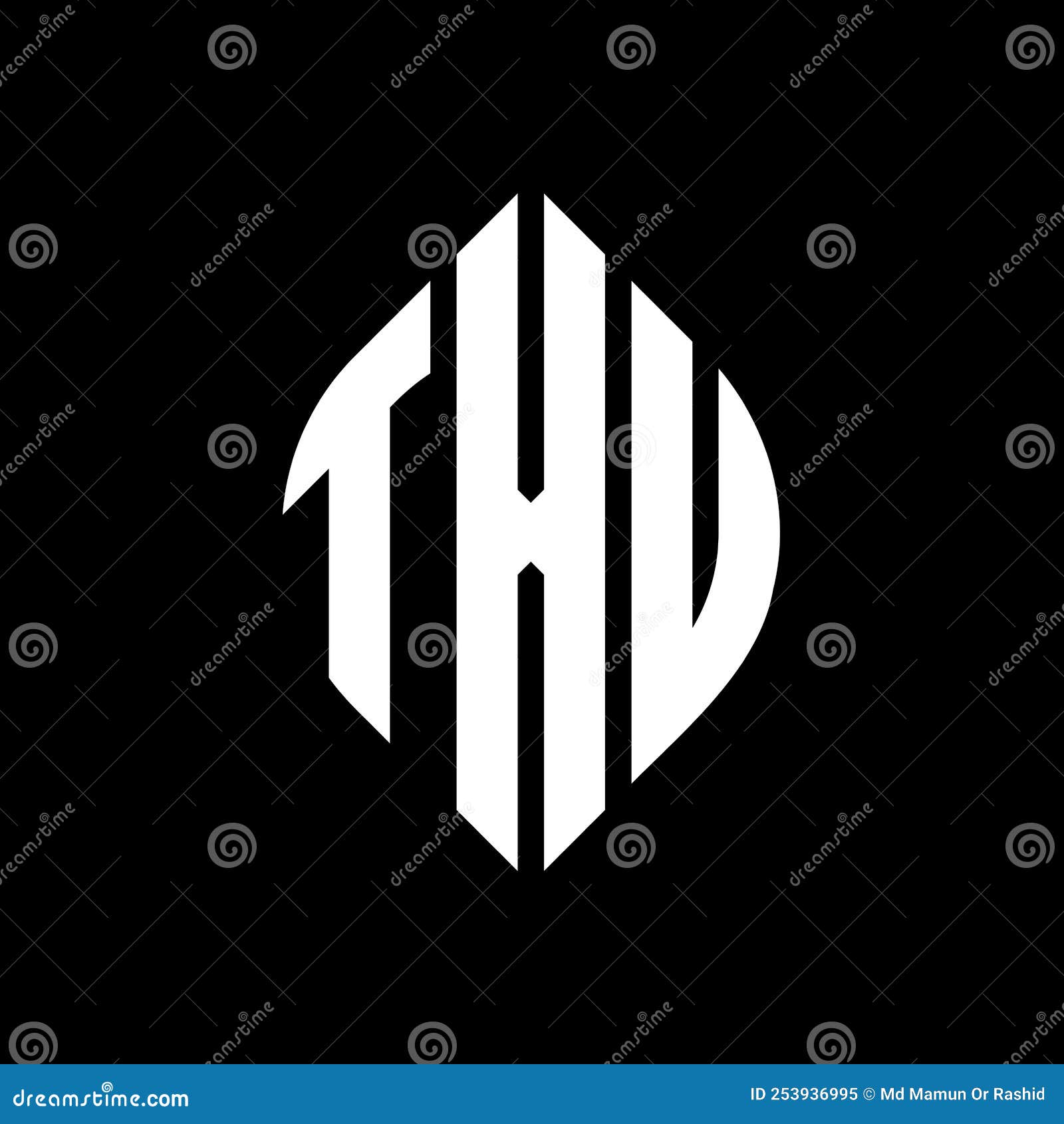 txu circle letter logo  with circle and ellipse . txu ellipse letters with typographic style. the three initials form a