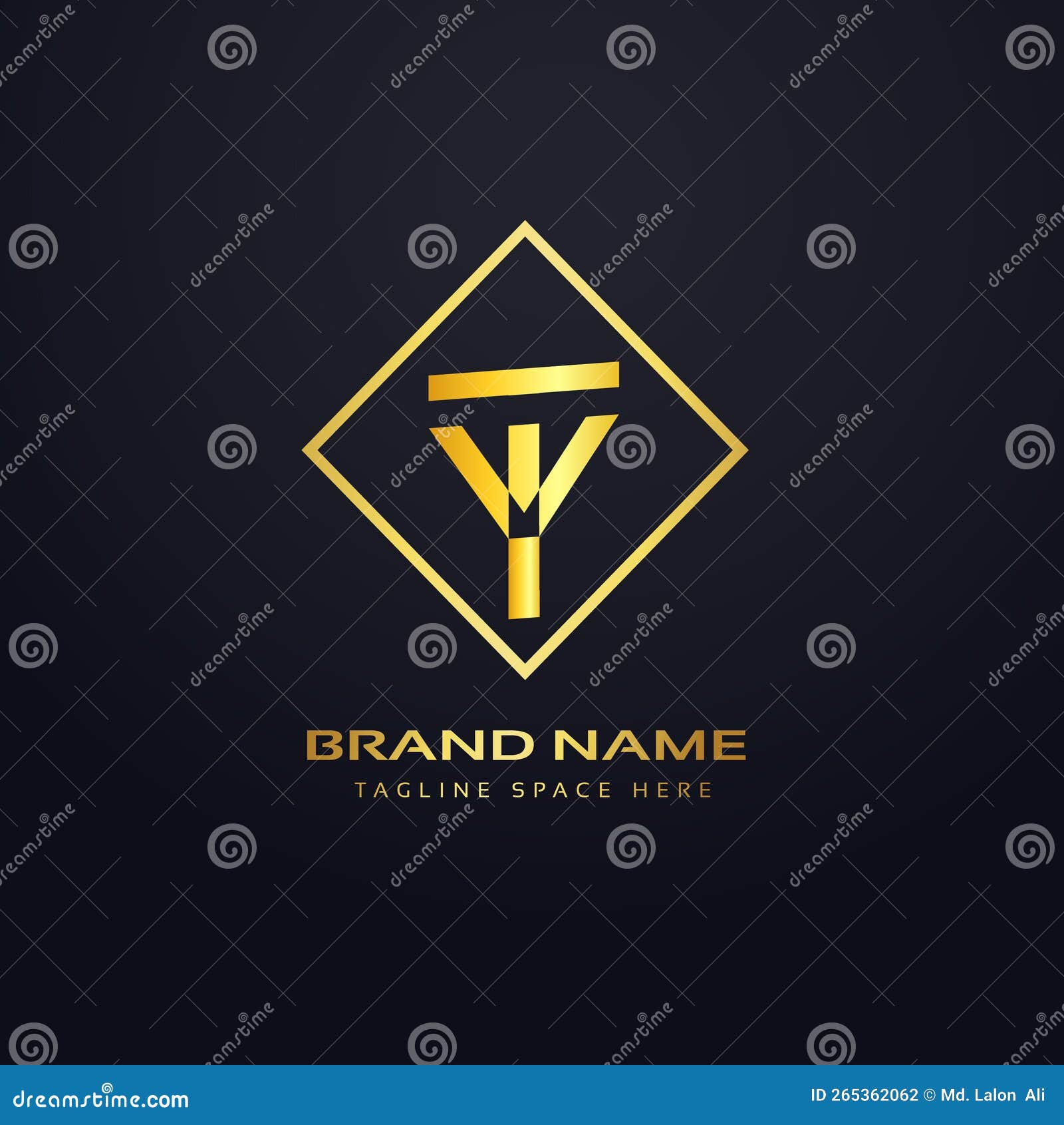 TY Text Logo Design stock vector. Illustration of poster 265362062