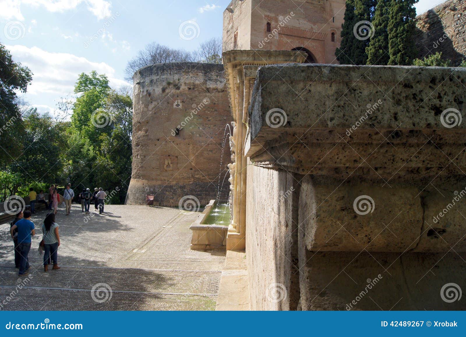Types of Alhambra editorial photography. Image of lospicos 42489267
