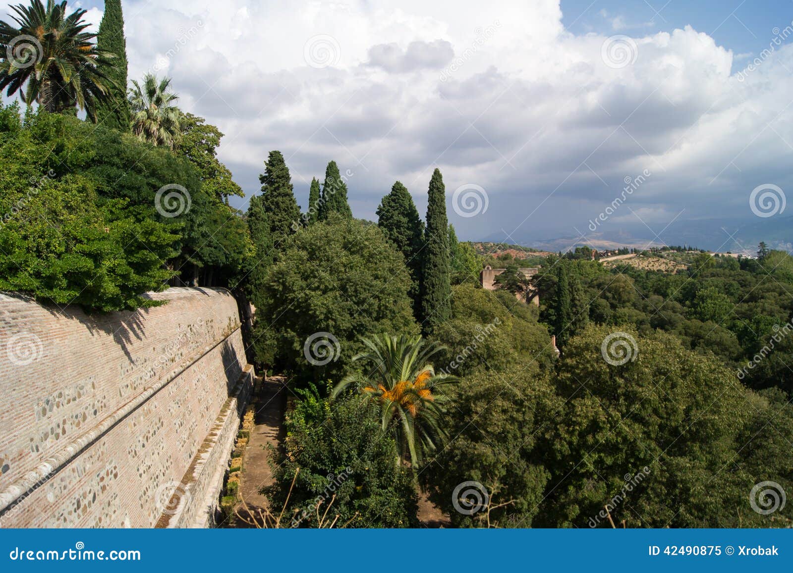 Types of Alhambra stock image. Image of cubo, arab, bibrambla 42490875