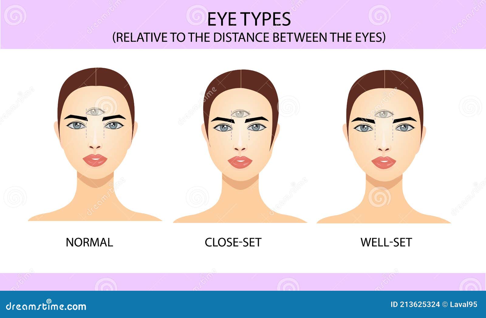 Types of Eyes in Relation To the Location between the Eyes, Information