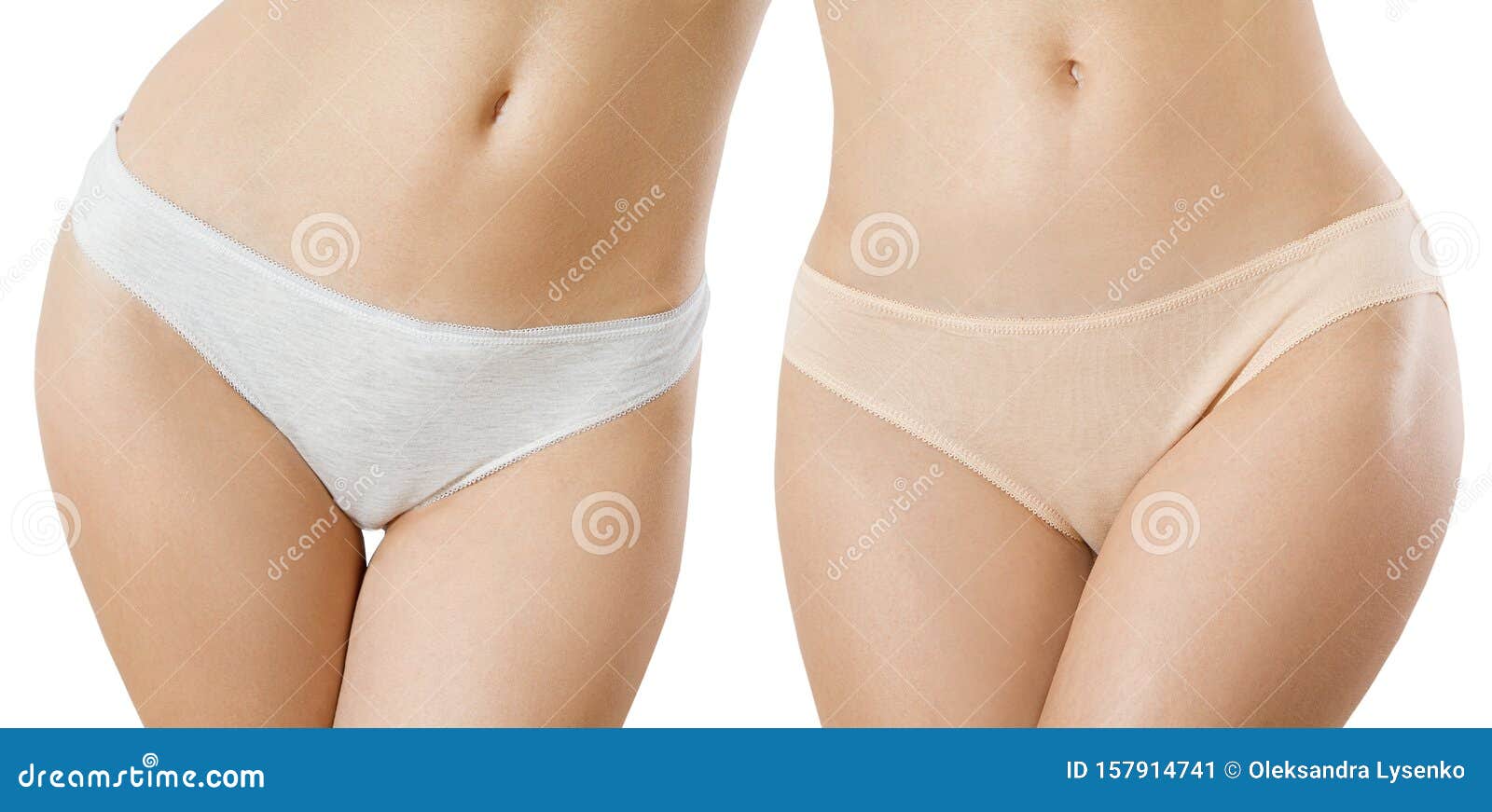 Types of Panties. Front View. Close Up Women Set of Different Beige and  Gray Underwear with Blank Template Mock Up Background Stock Image - Image  of beige, female: 157914741