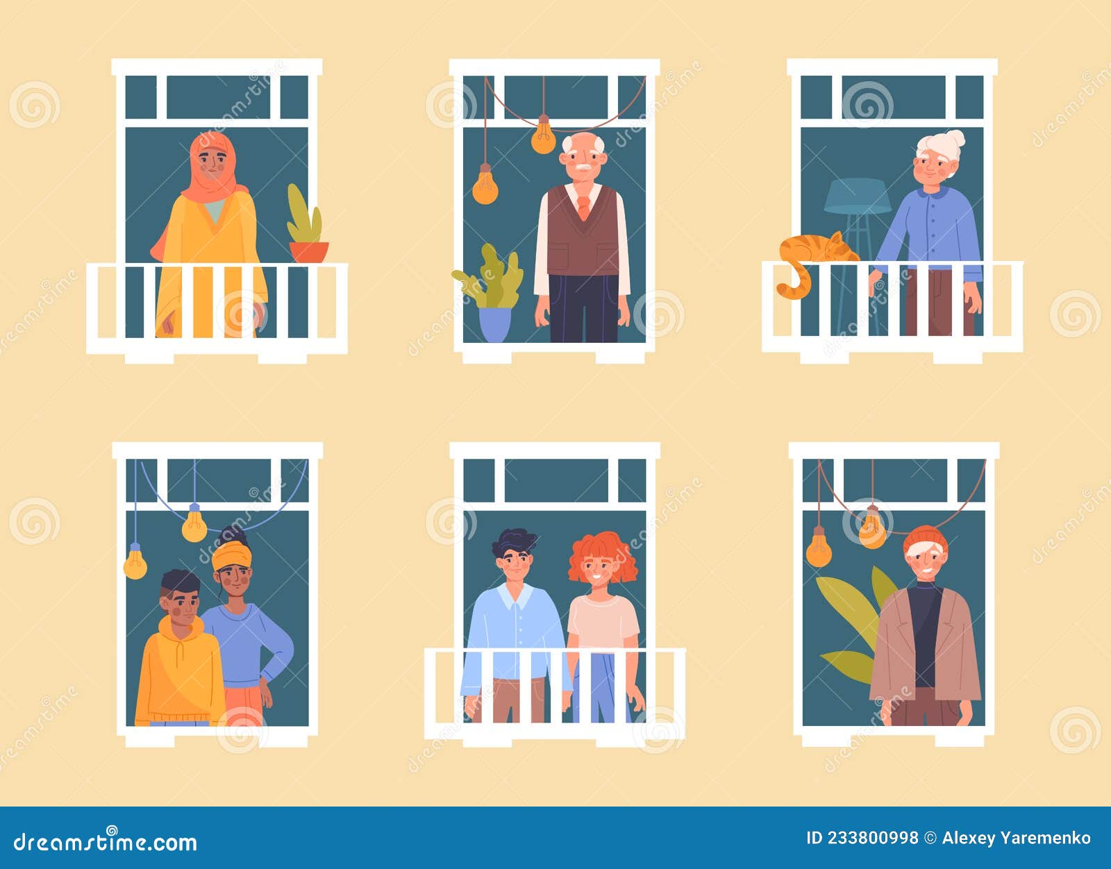 Types of people stock vector. Illustration of indoor - 233800998