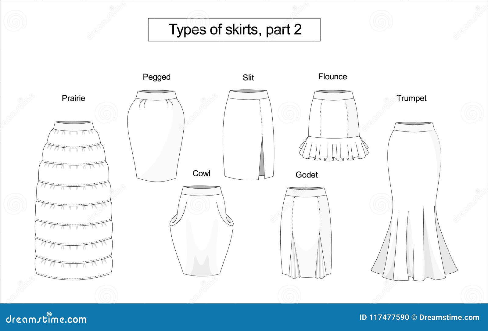 260 Drawing Of A Denim Skirt Illustrations RoyaltyFree Vector Graphics   Clip Art  iStock