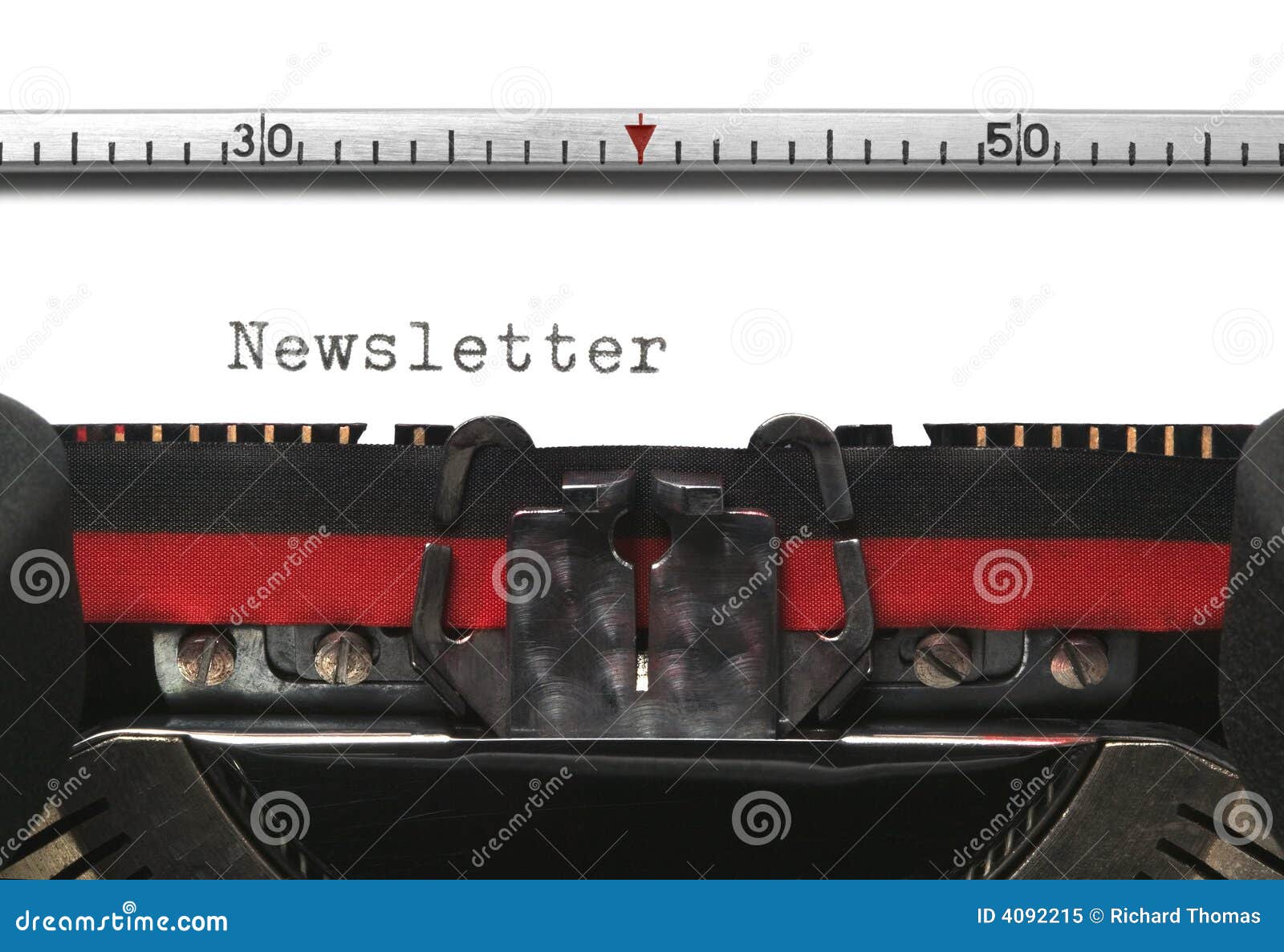 typewriter newsletter