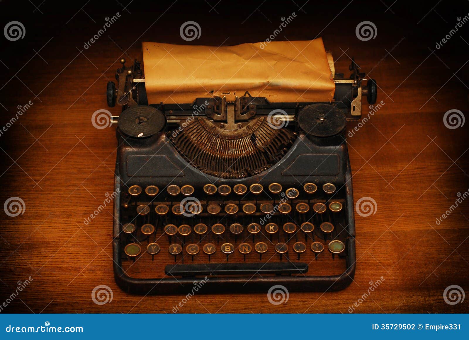 Typewriter stock photo. Image of retro, manual, literature 35729502