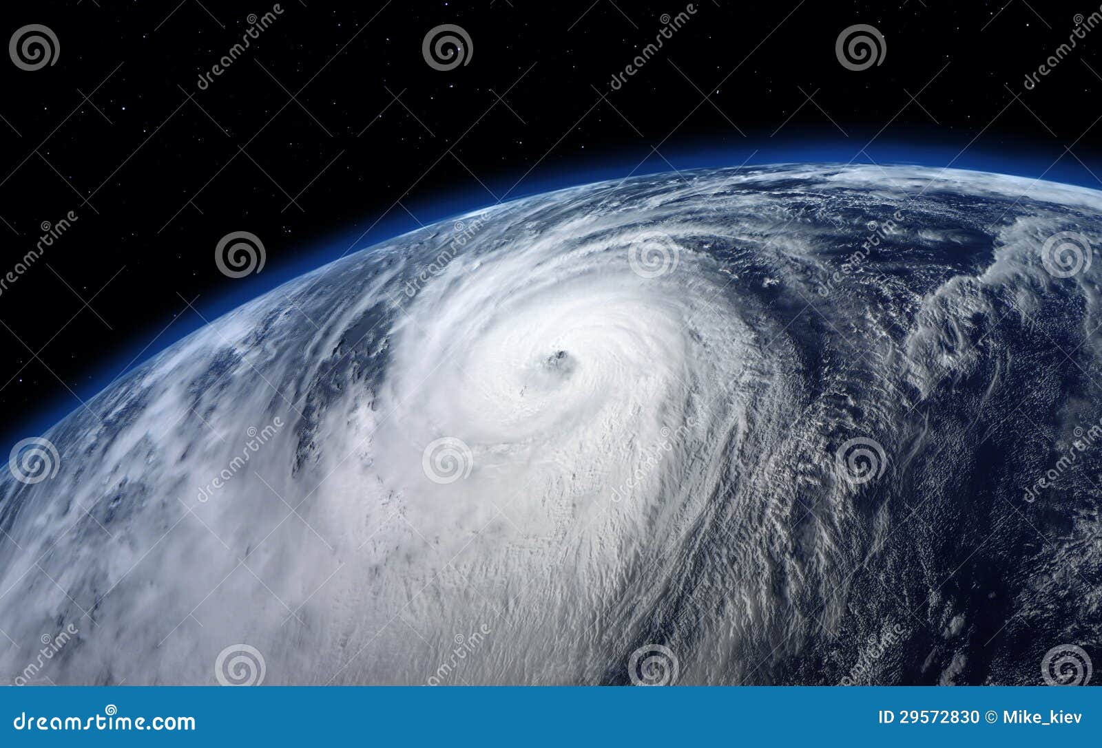 Typhoon Satellite View Stock Photo Image Of Storm Earth 2957