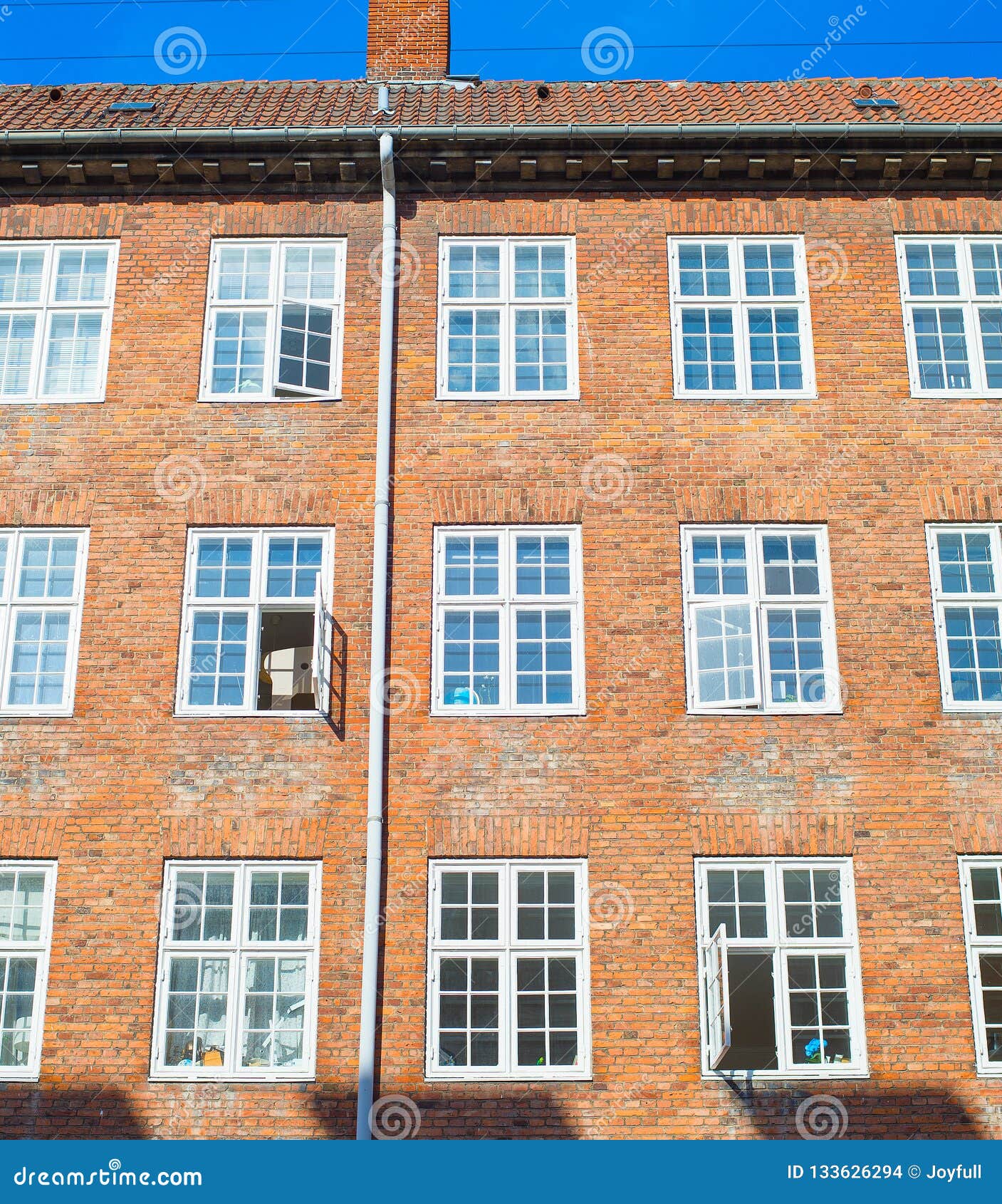 Typical Apartment Building Copenhagen Denmark Stock Photo Image of