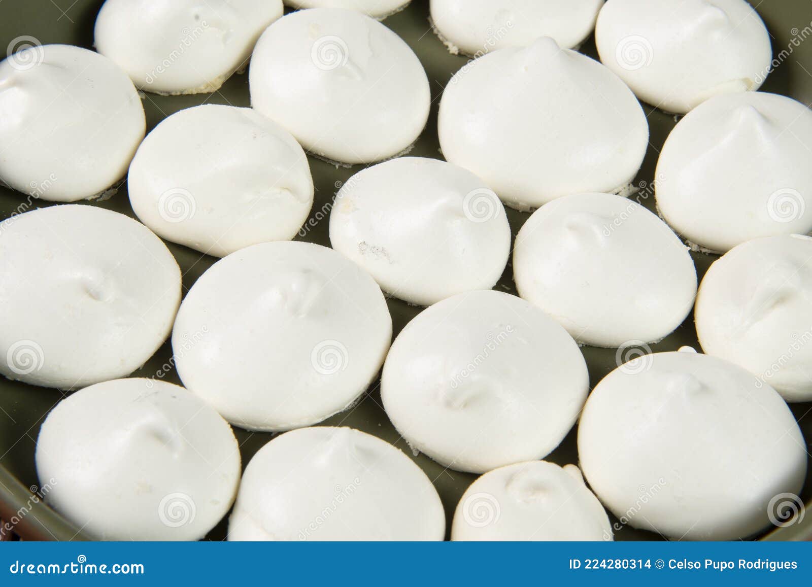 Typical Bakery Sigh, Made In Brazil. Sweet Made From Egg White, Called