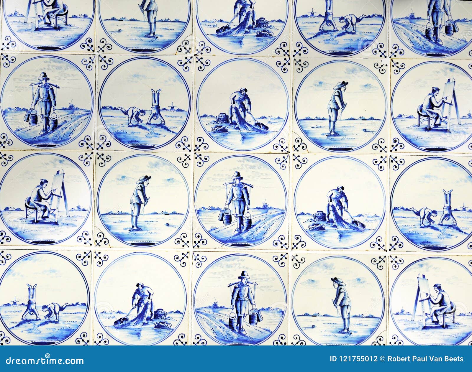 Typical Blue Delft Tiles Stock Photo Image Of Ceramic 121755012 Typical Blue Delft Tiles Stock Photo Image Of Ceramic 121755012