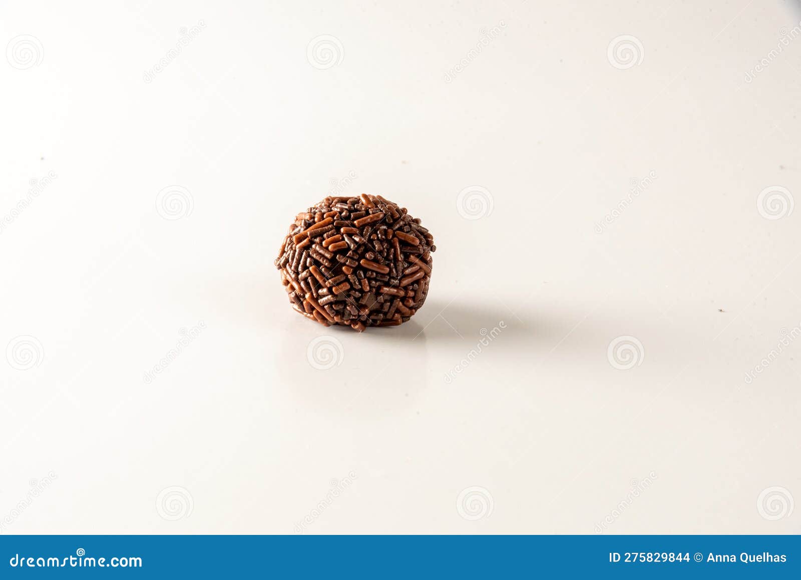 typical brazilian brigadeiros,  on white background