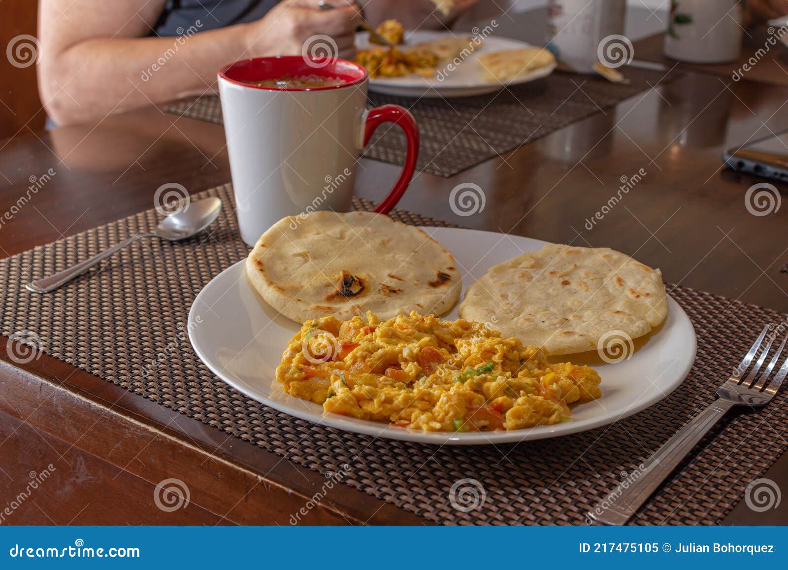 Typical Colombian Breakfast Stock Image Image of nutrition, indoor