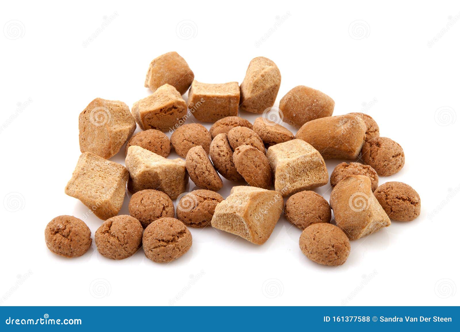 Typical Dutch Ginger Nuts Over White Stock Photo Image of ginger, netherlands 161377588