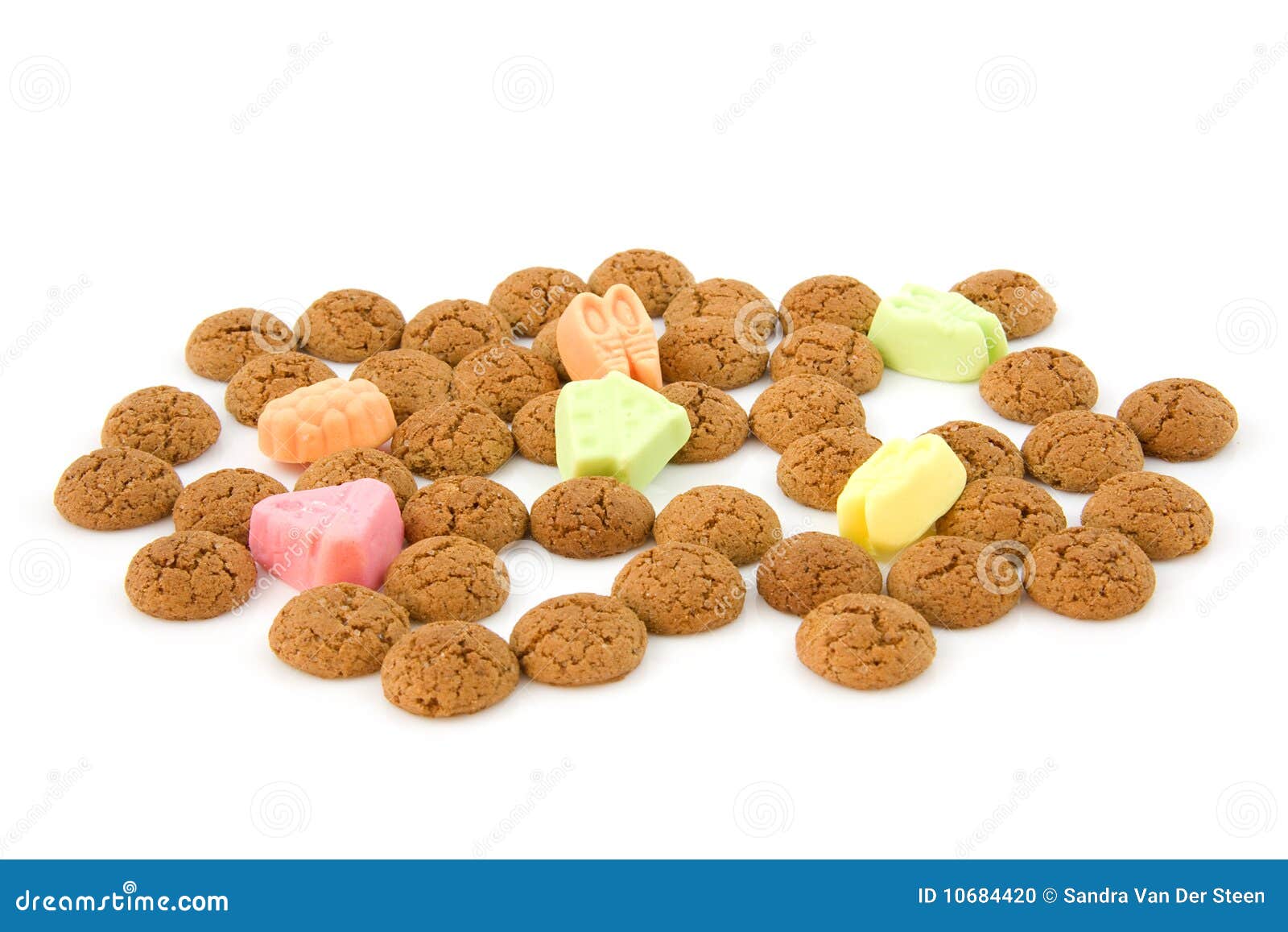 Typical Dutch Sweets; Pepernoten Ginger Nuts Stock Photo Image of cookies, holidays 10684420
