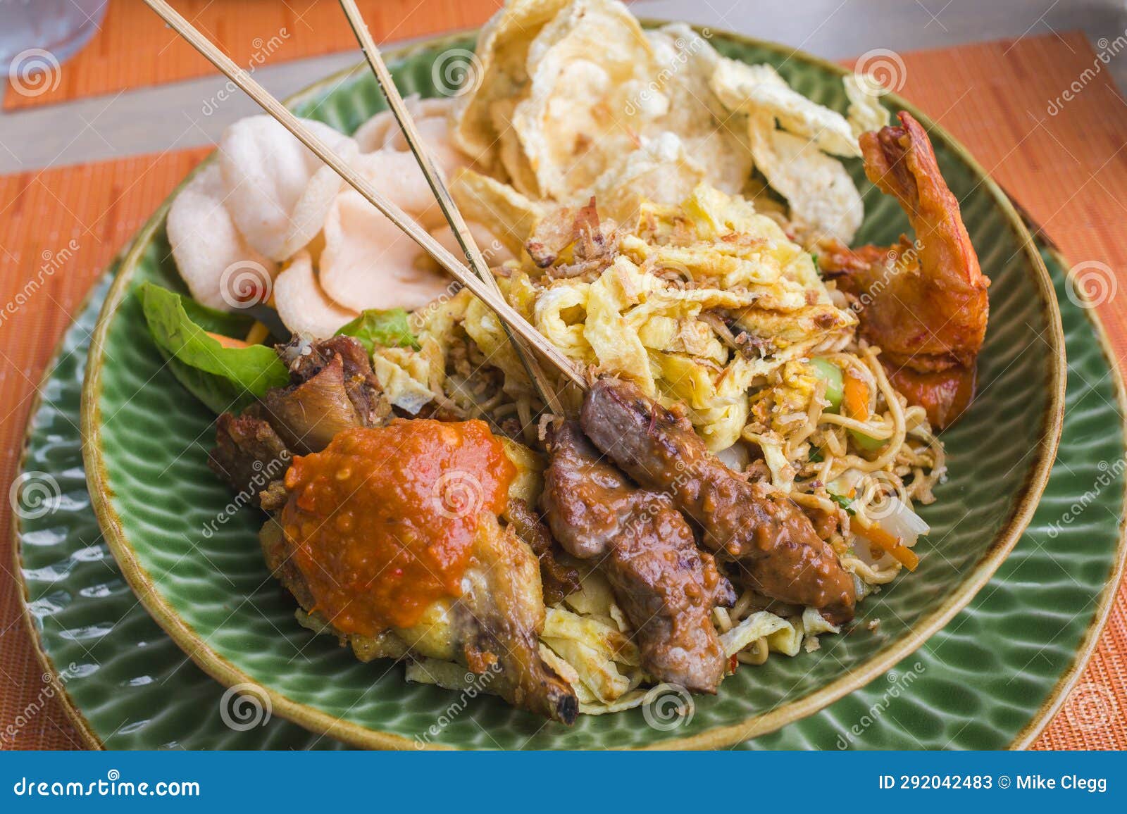 Typical Food in Bali, Indonesia Stock Image - Image of bali, dish