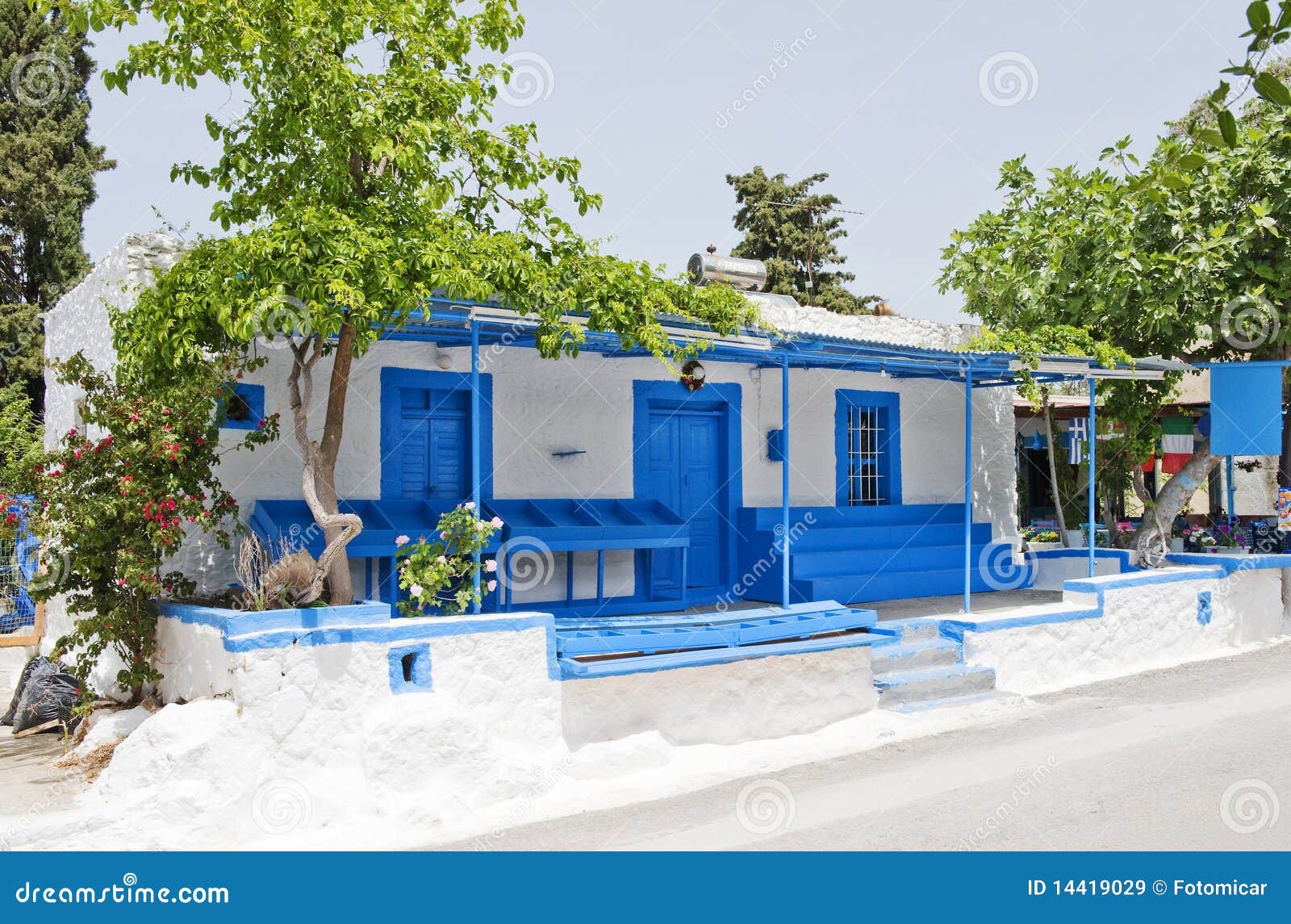 Typical Greek Village House Stock Image Image of aegean, greece 14419029