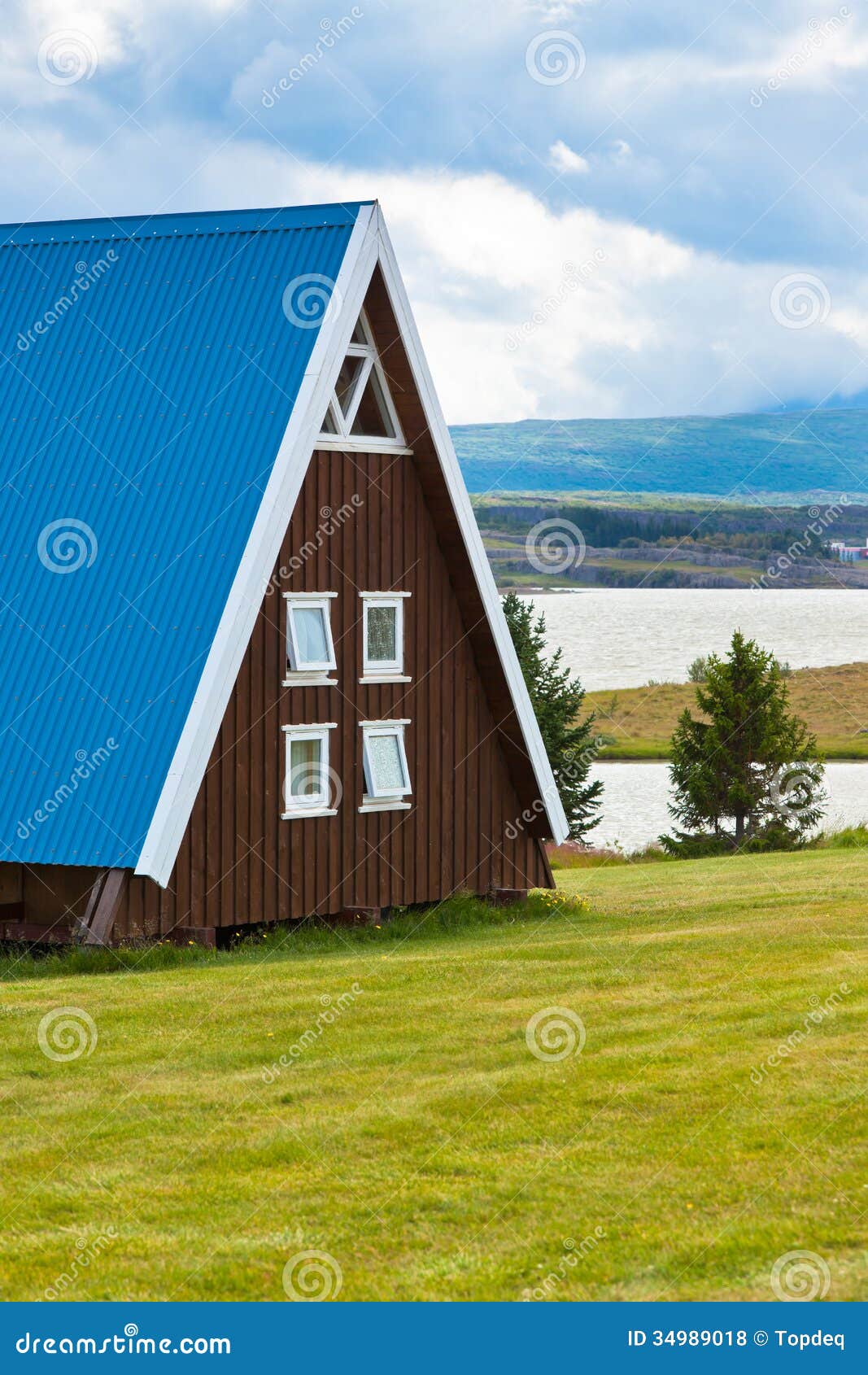 Typical Holiday House at North Iceland Stock Photo Image of iceland