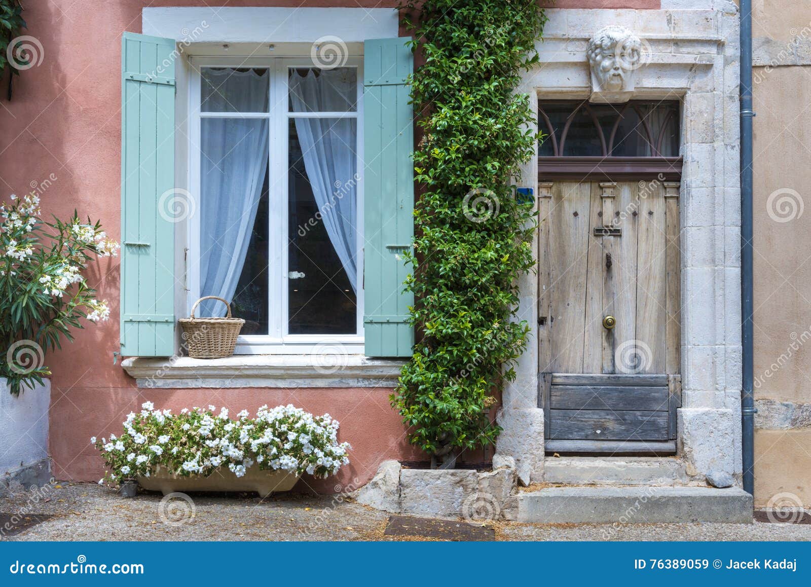 Typical House in SaintSaturninlesApt, France. Stock Image Image of