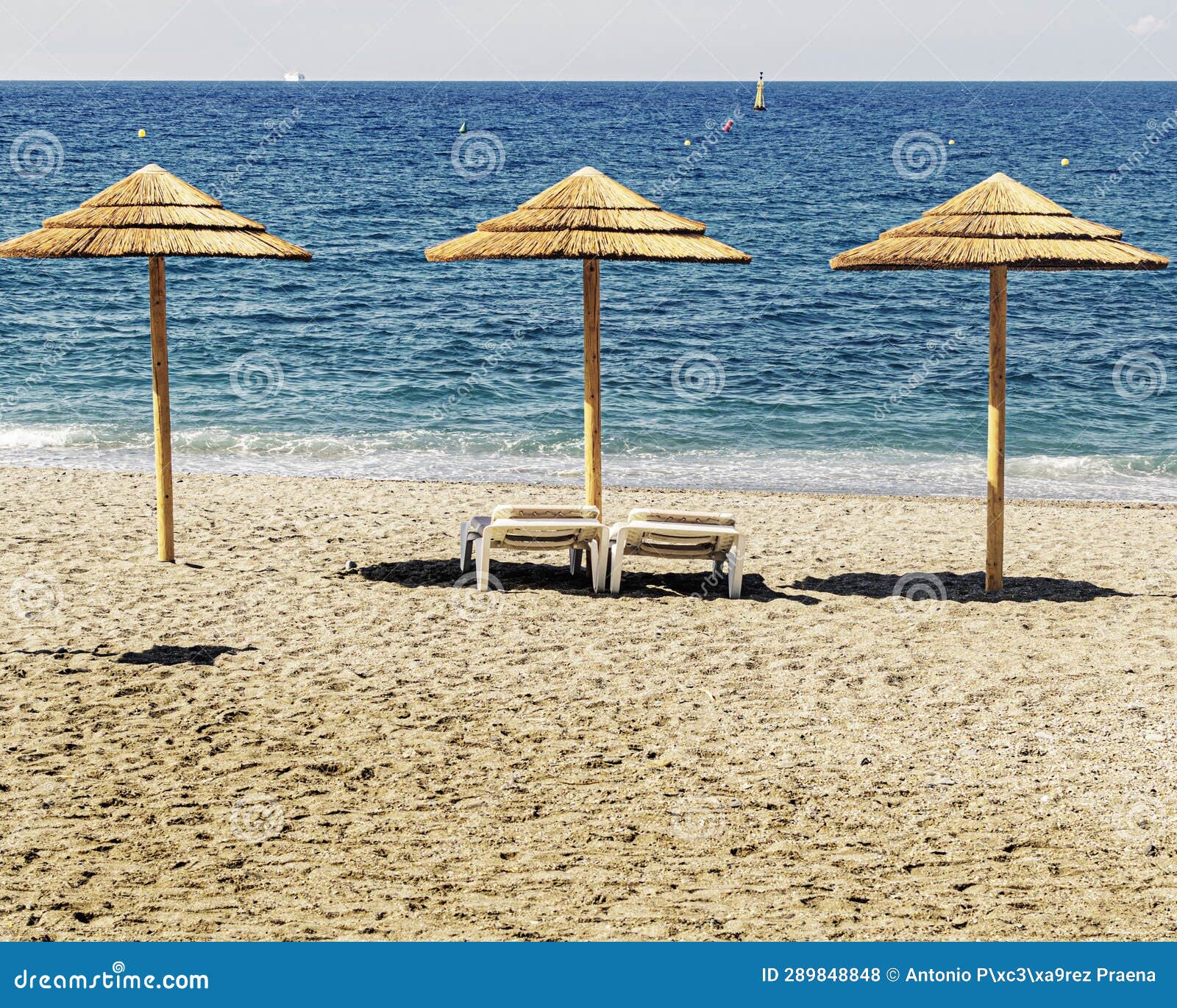 typical image of a spanish beach