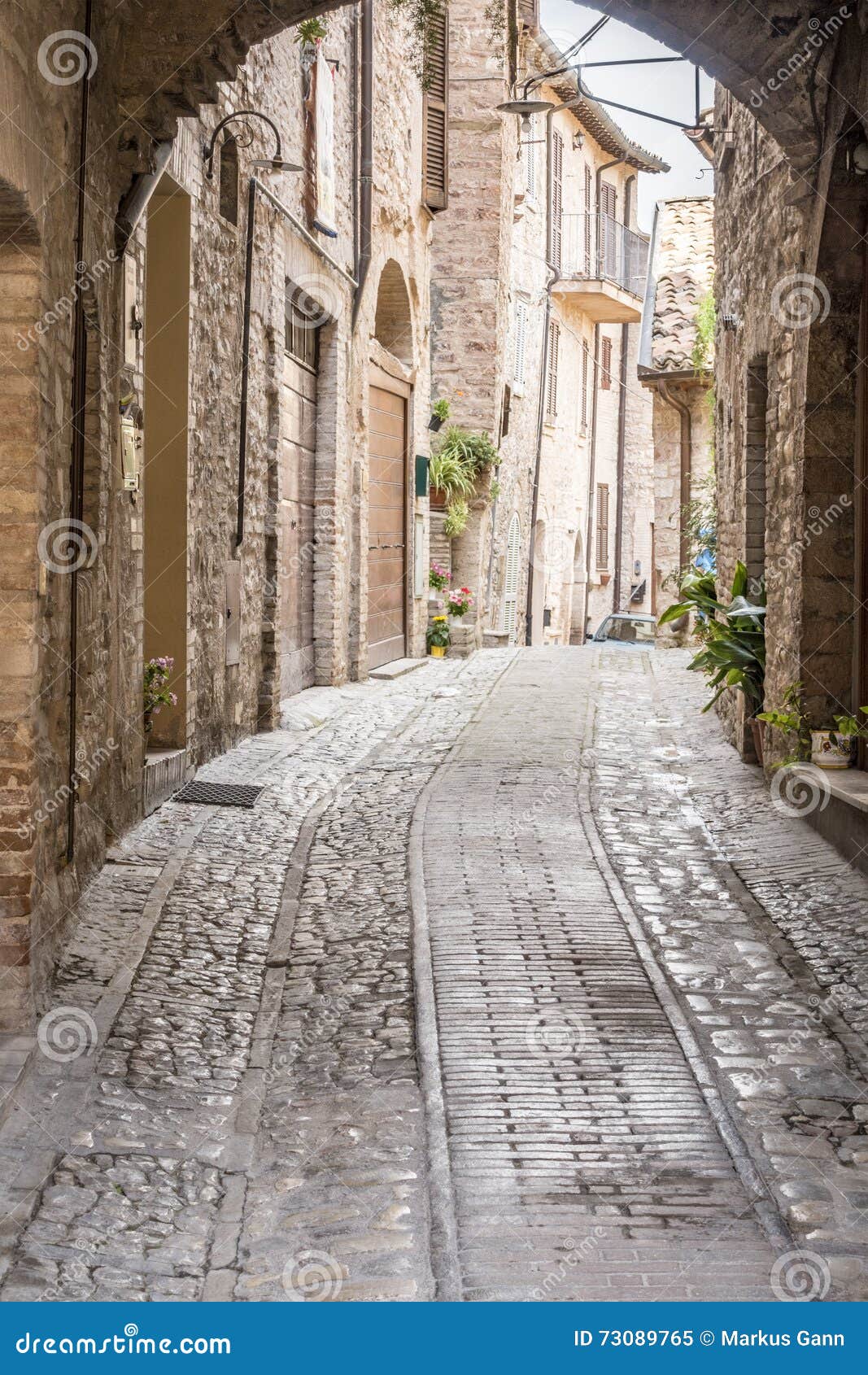 Typical Italian City Street Stock Image - Image of traditional ...