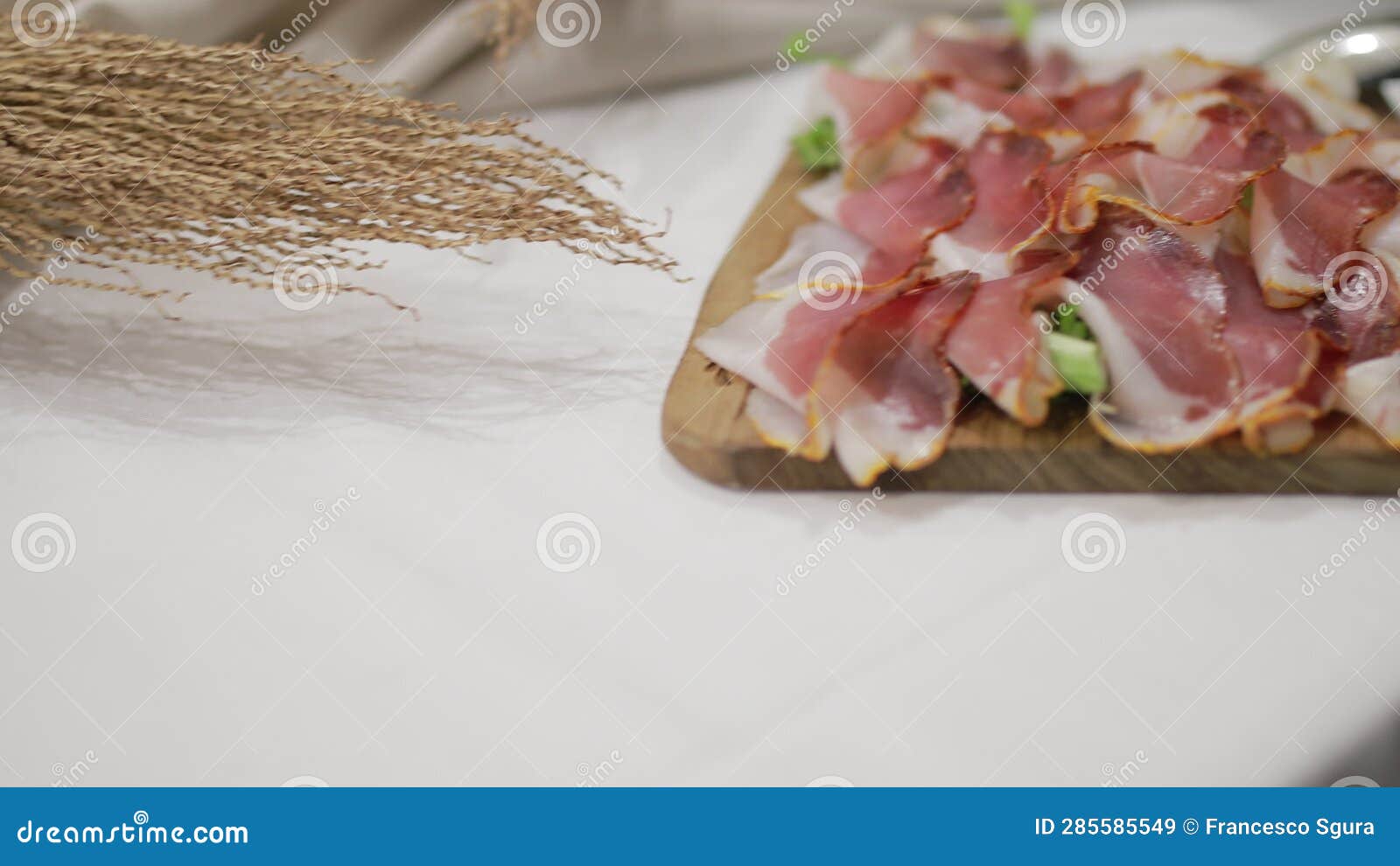 Typical Italian Cold Cuts on the Table Stock Video Video of meats