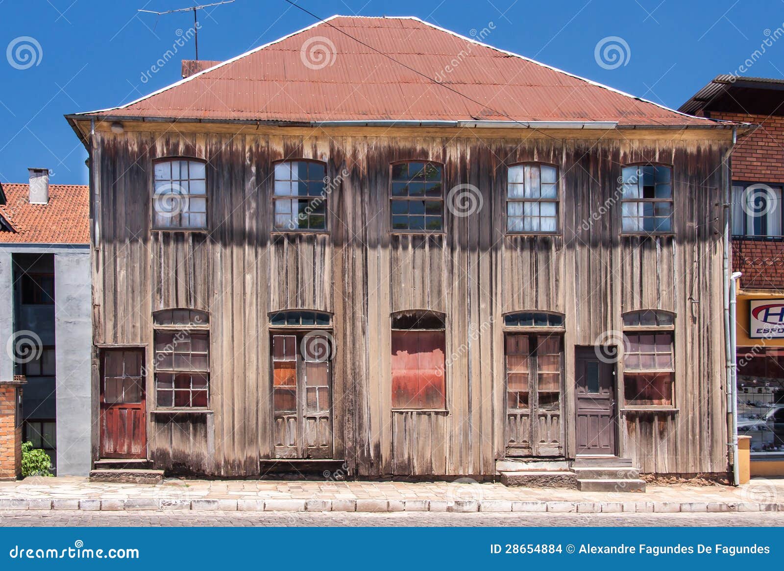 Typical Italian Immigrant House Editorial Stock Image Image of