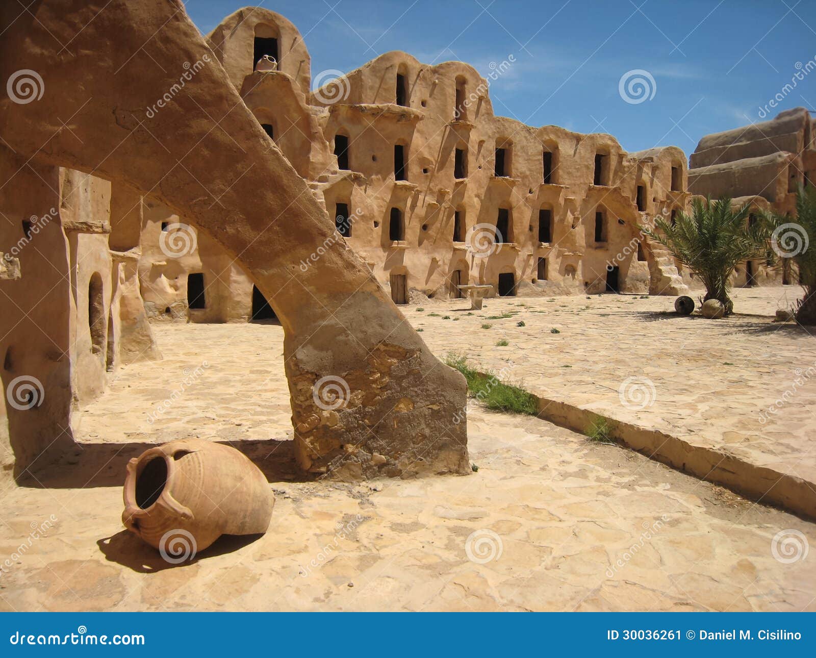 berber fortified granary. ksar ouled soltane. tunisia