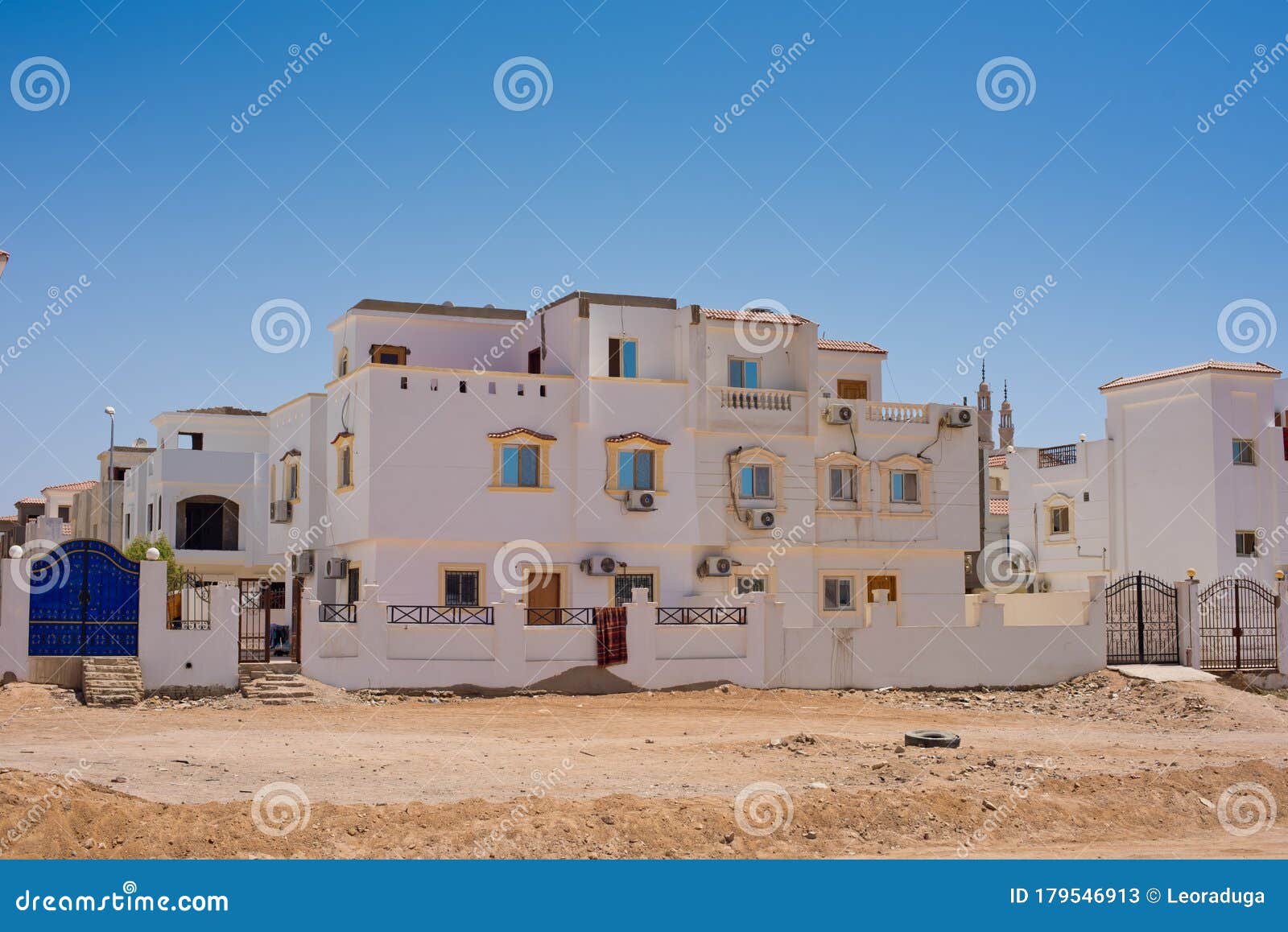 Typical New Homes in Egypt. Stock Image Image of home, arabic 179546913