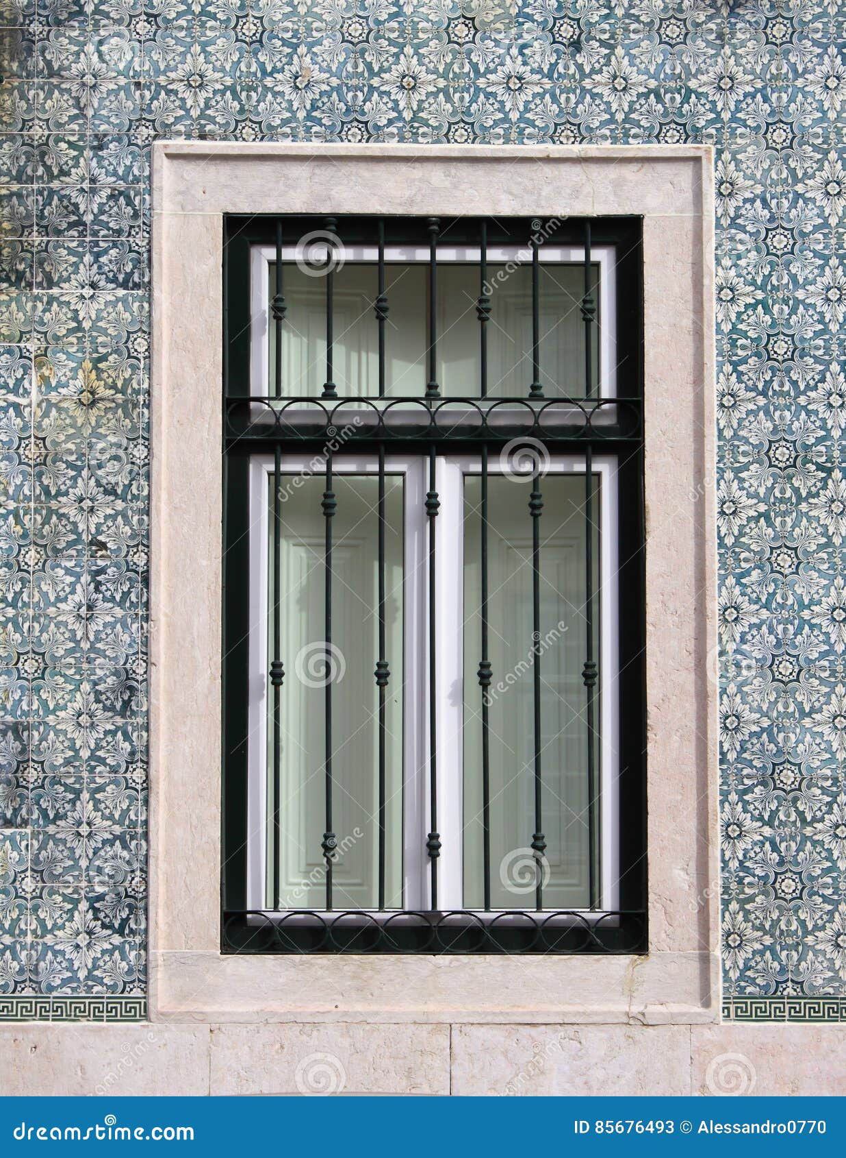 Typical portuguese window stock image. Image of portuguese 85676493