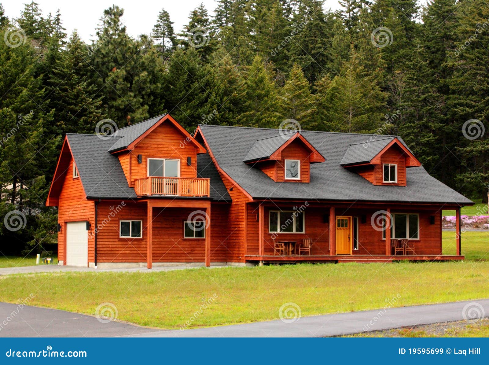 typical ranch house with dormers