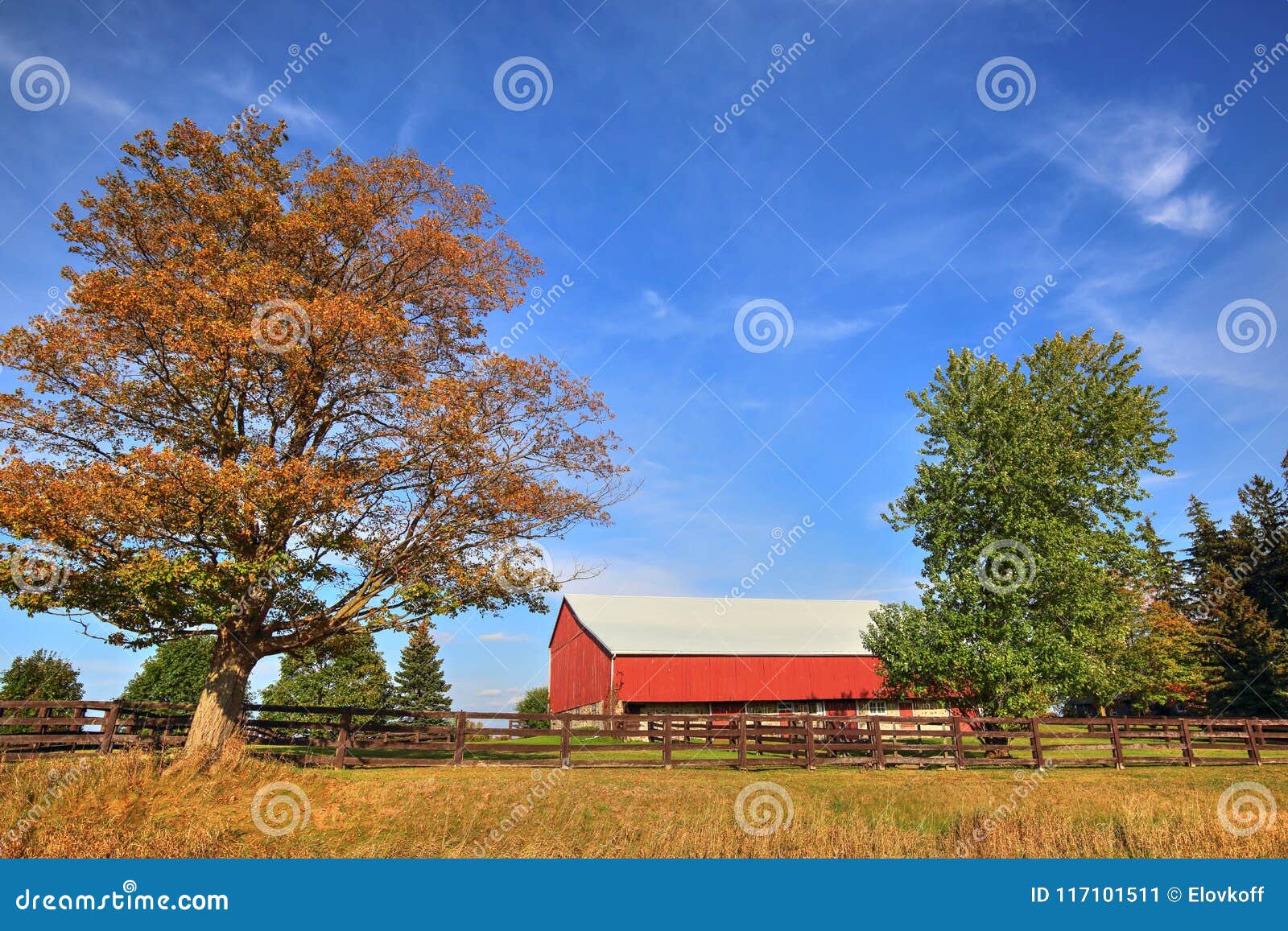 Typical Canadian Countryside In Ontario Stock Image Image Of