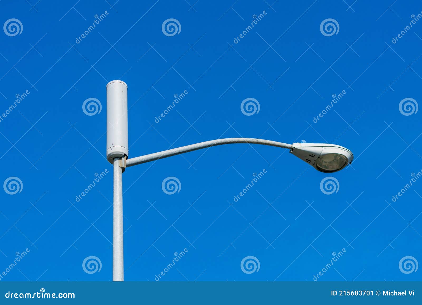 A Typical Small Cell Antenna for 5G Wireless Network Installed on a