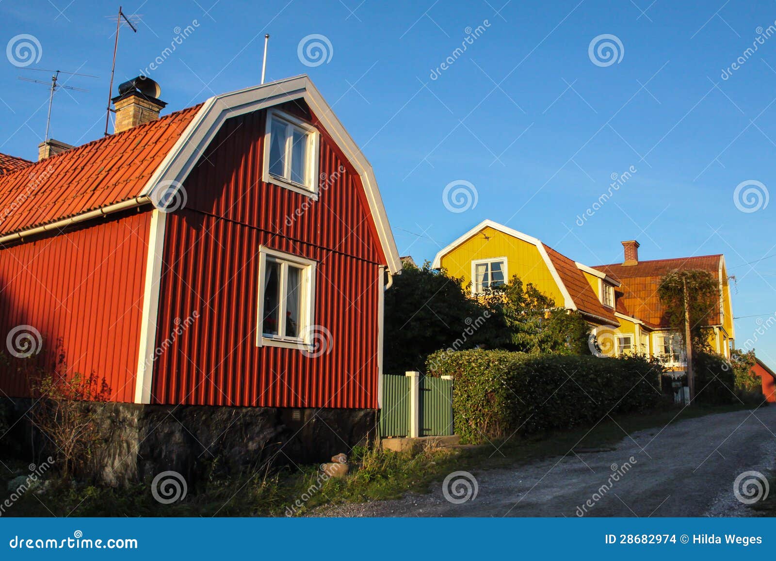 Typical Swedish house stock photo. Image of typical, travel - 28682974