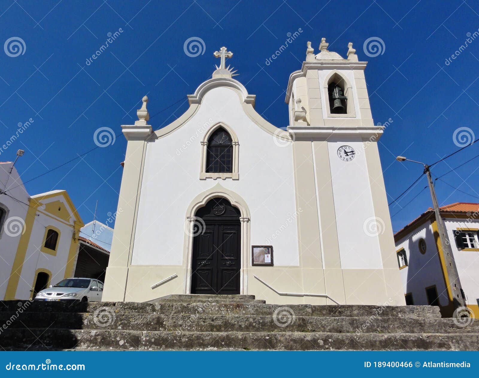 traditional church in salir do porto, centro - portugal
