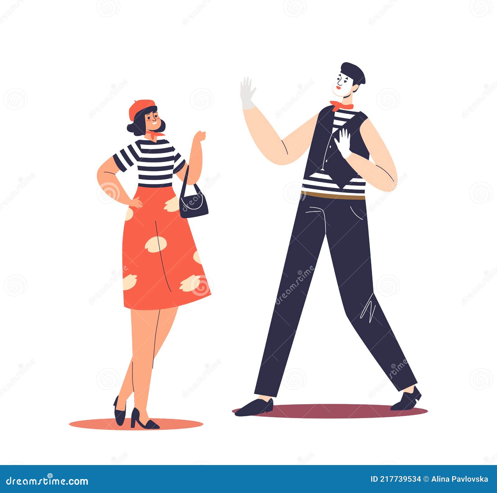 Excentriek Spreek luid Konijn Typische Franse Tekenfilmfiguren : Mannelijke Muizenkunstenaar En Vrouwtje  Met Stereotype Franse Kleding Vector Illustratie - Illustration of frans,  gelukkig: 217739534