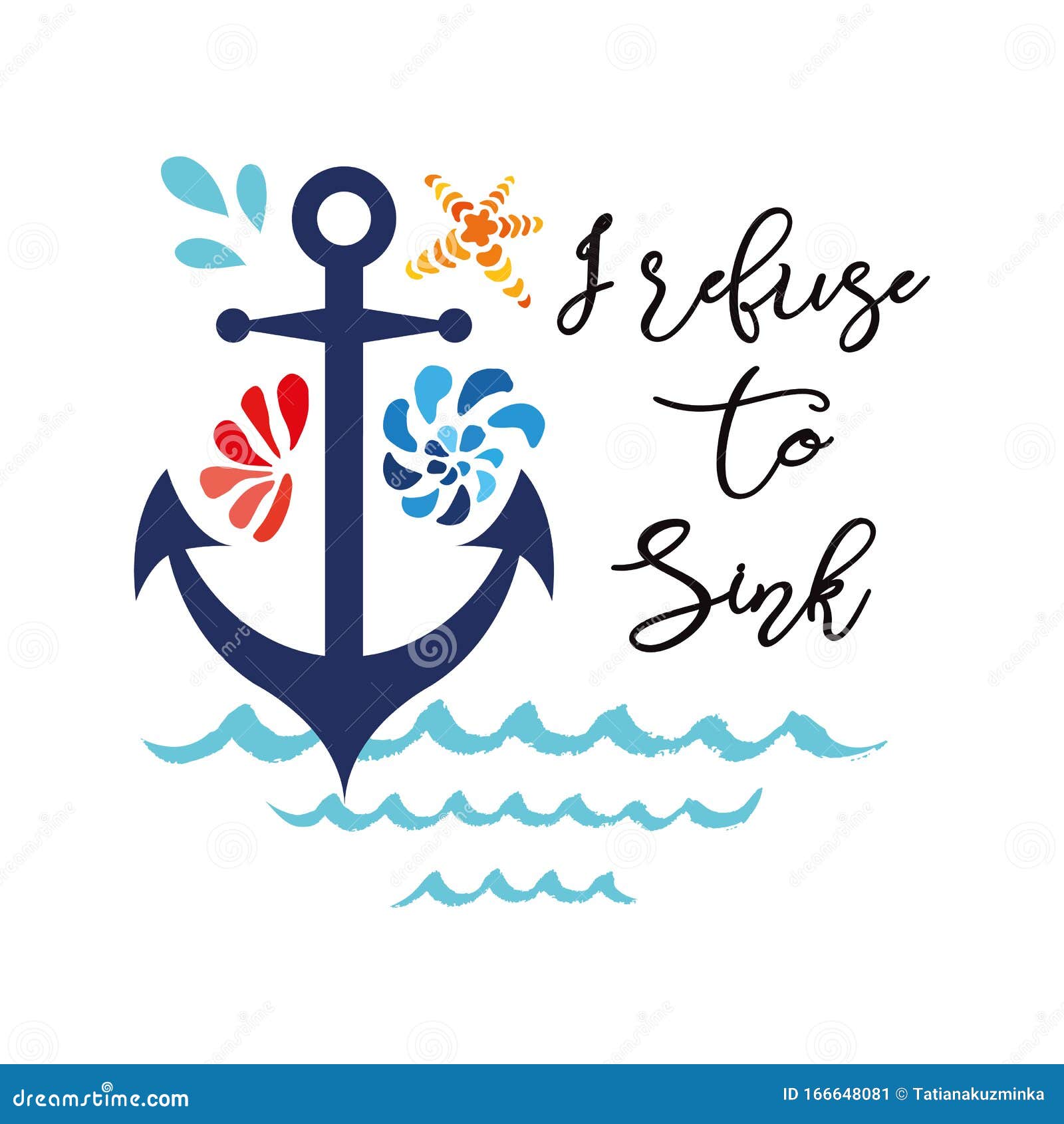 Typographic Banner With Phrase I Refuse To Sink Decorated Anchor Seashells Wave Positive Quote Stock Illustration Illustration Of Design Letters Typographic Banner With Phrase I Refuse To Sink Decorated Anchor Seashells Wave Positive Quote Stock Illustration Illustration Of Design Letters