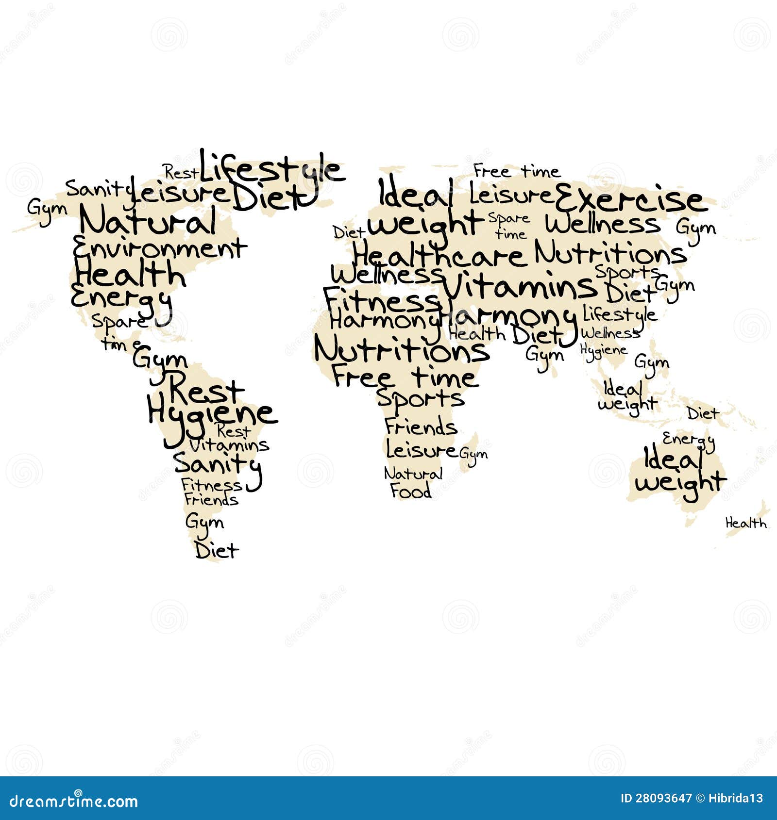 Geography Terms Word Search Puzzle Vector Illustration | CartoonDealer