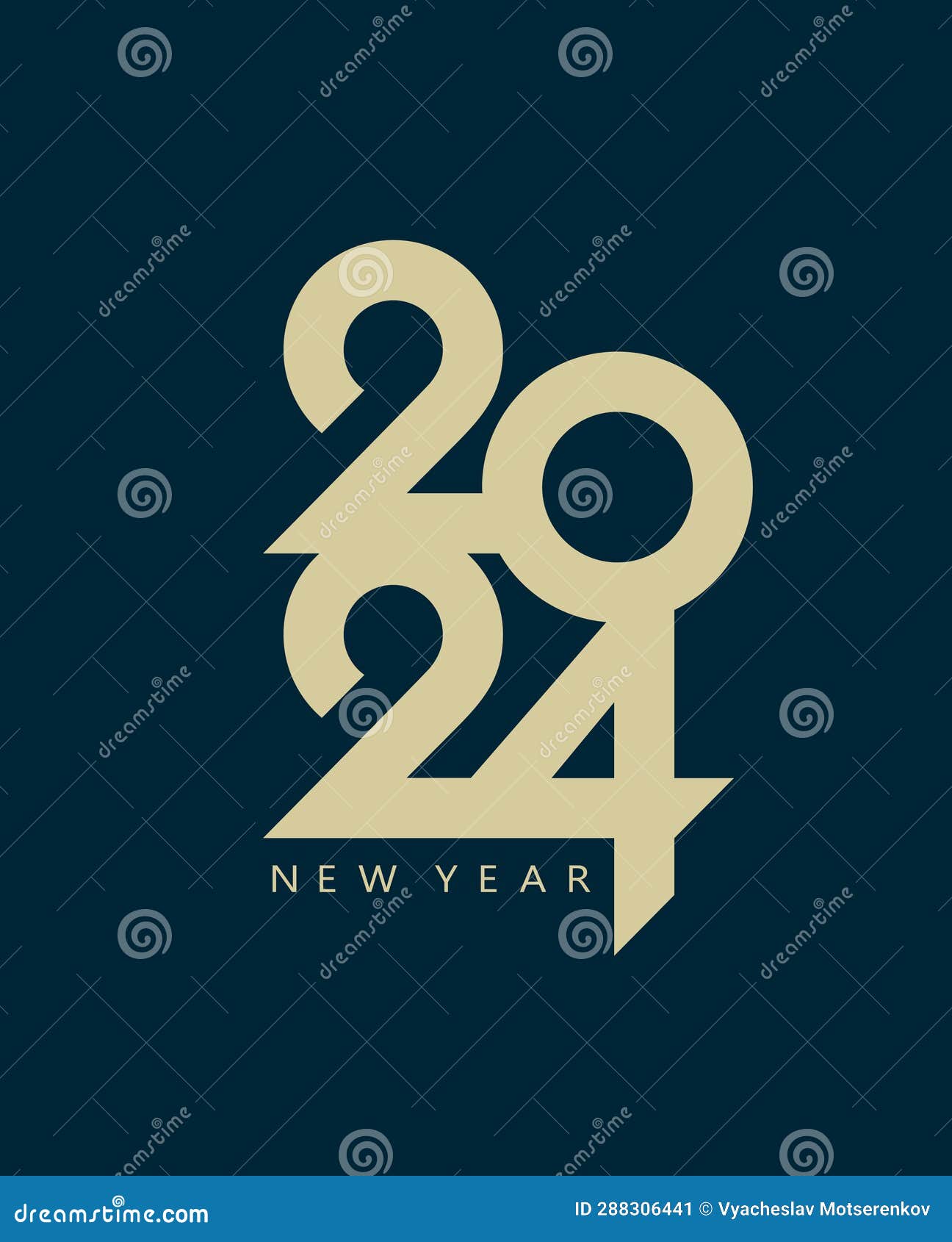 2025 Typography Logo Design Concept. Happy New Year 2025 Logo Design