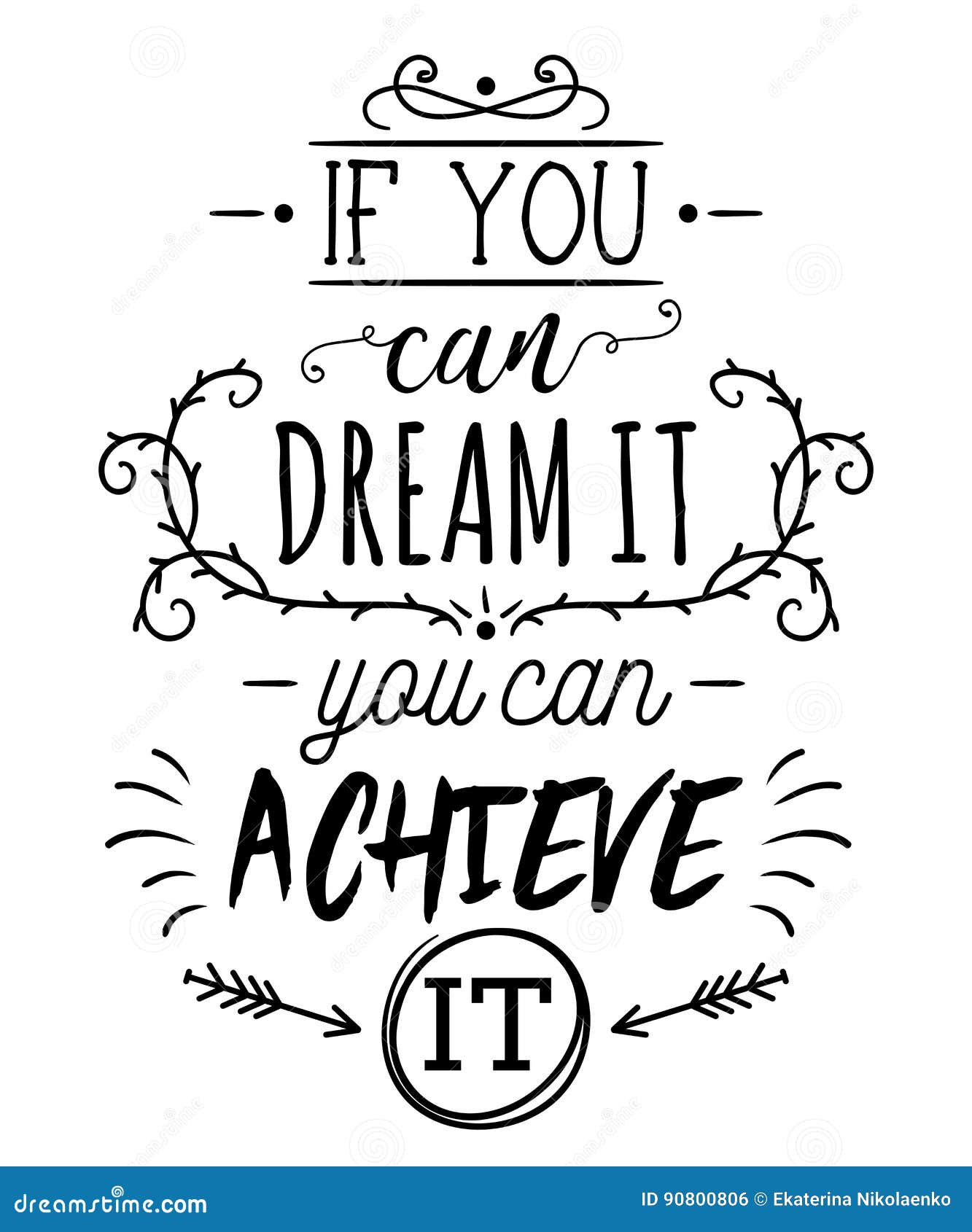 Typography Poster With Hand Drawn Elements Inspirational Quote Stock Vector Illustration Of Challenge Poster Typography Poster With Hand Drawn Elements Inspirational Quote Stock Vector Illustration Of Challenge Poster