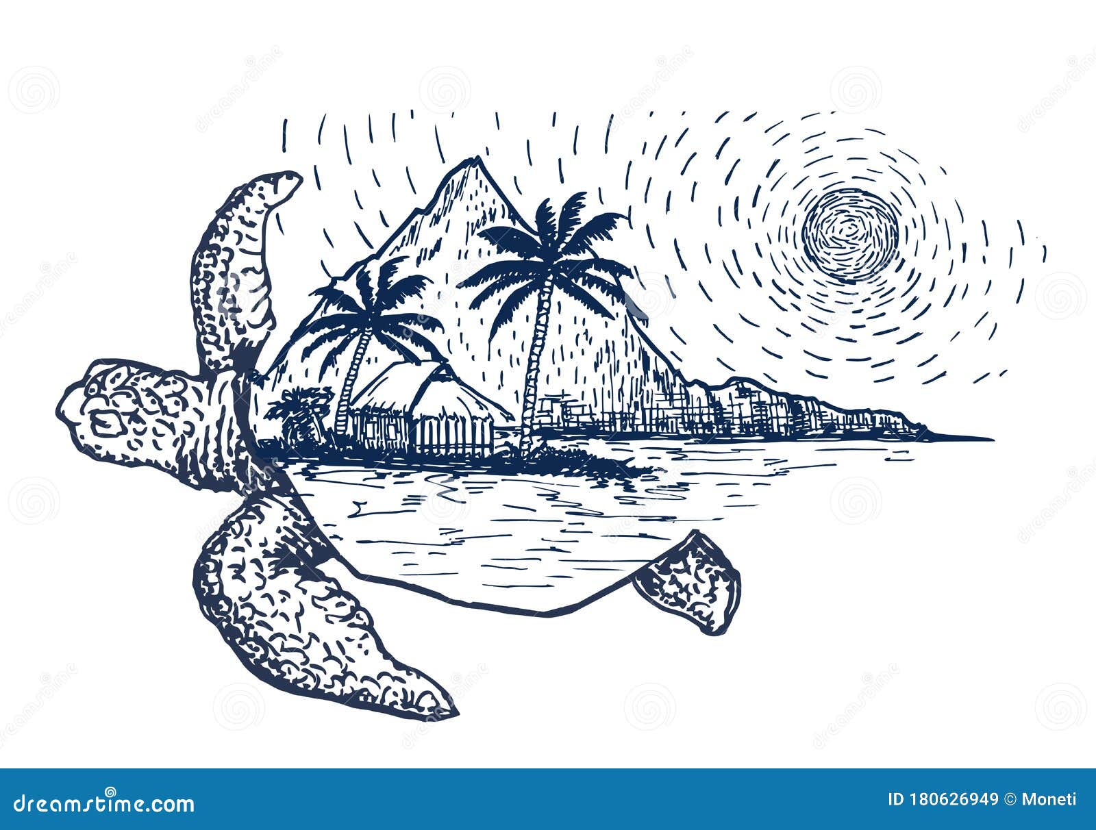 Sea Turtle Tattoo Stock Illustrations – 2,408 Sea Turtle Tattoo Stock  Illustrations, Vectors & Clipart - Dreamstime