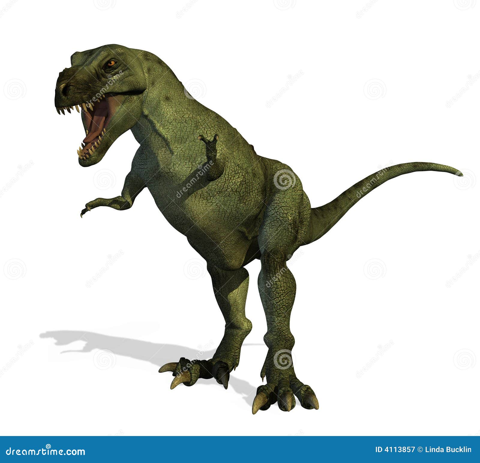 Nanotyrannus Dinosaur on the Run Stock Illustration - Illustration of  isolated, extinct: 47935822