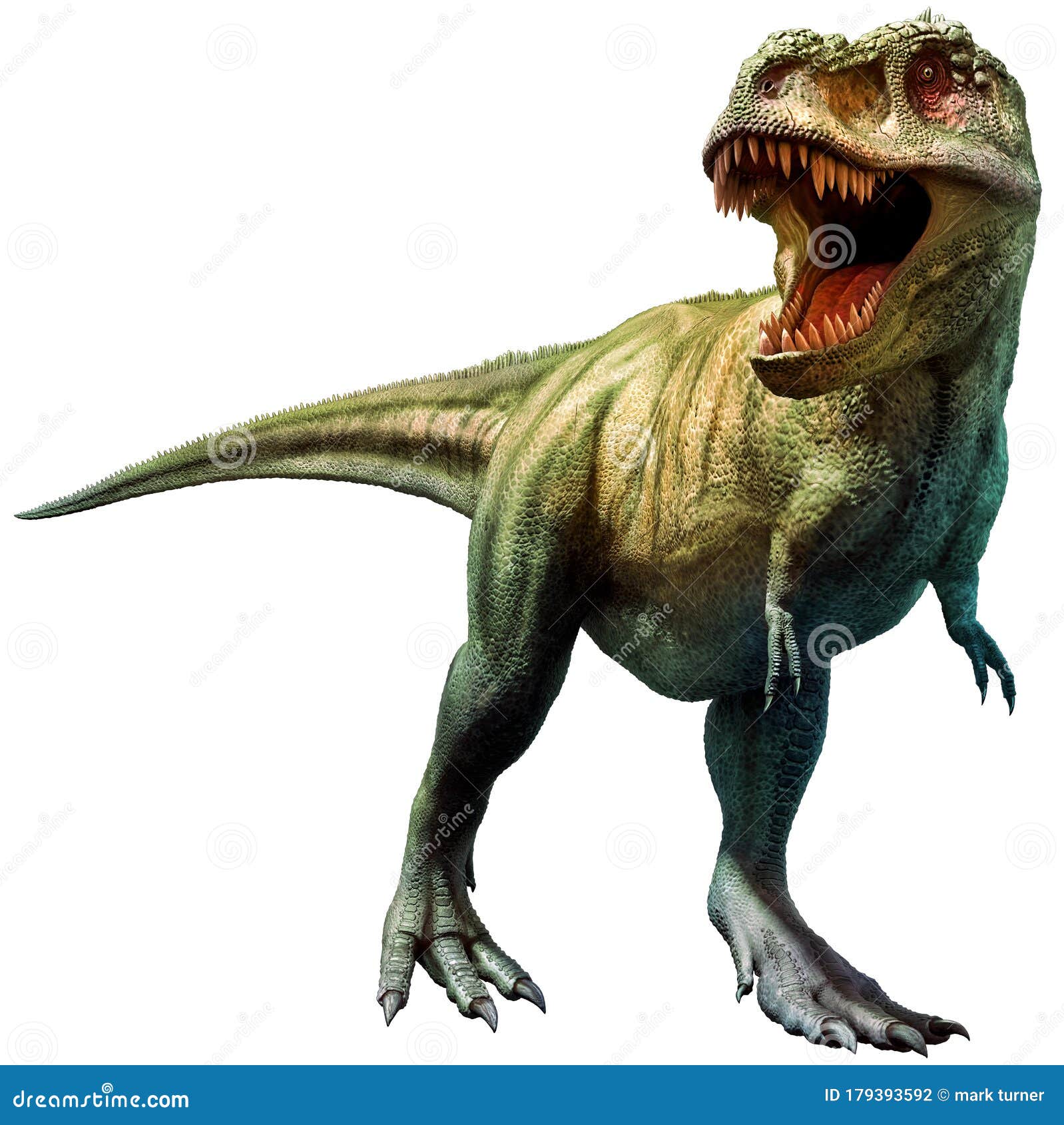 tyrannosaurus rex dinosaur from the cretaceous era 3d 
