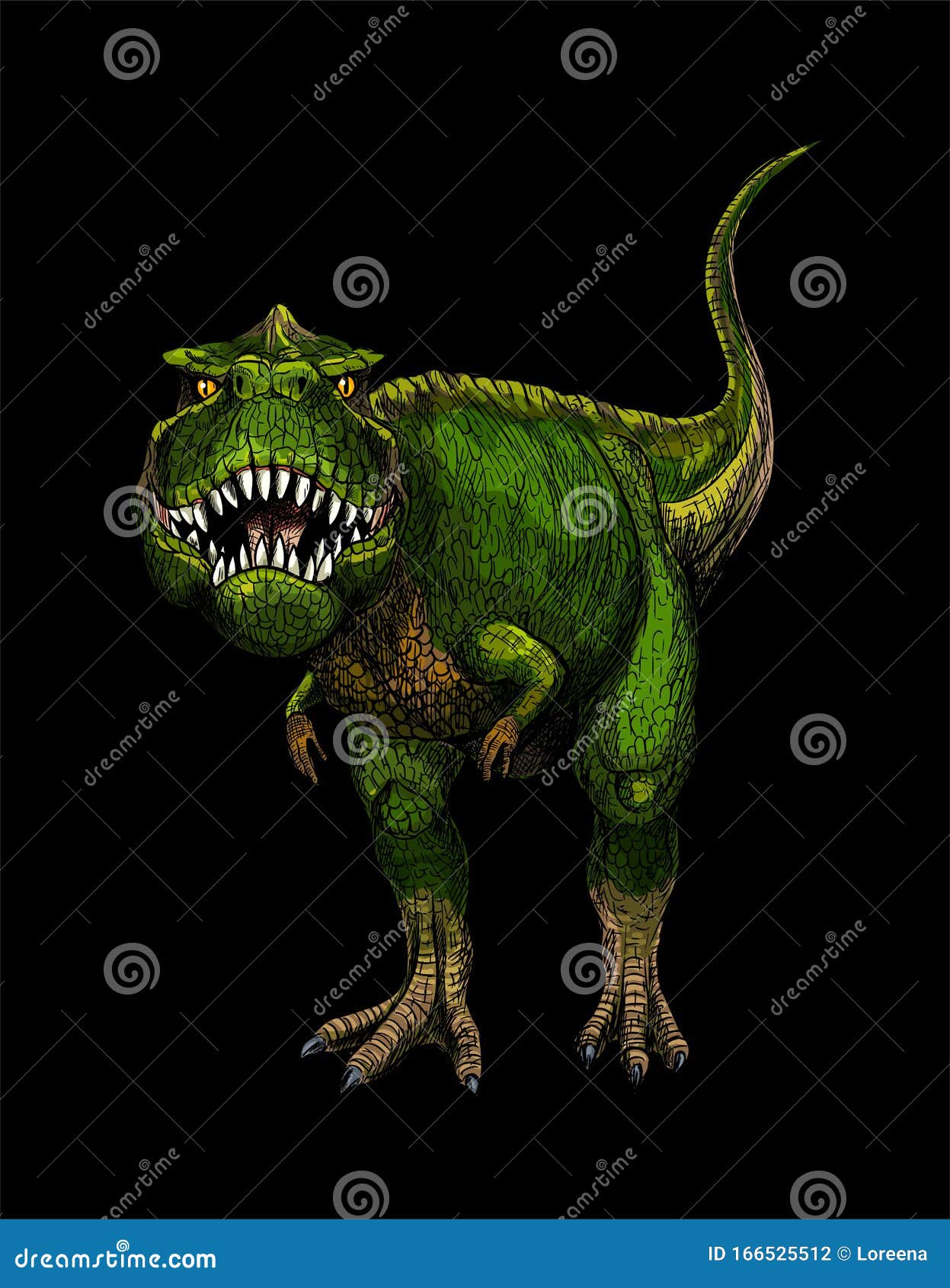Tyrannosaurus Rex, Full Color Sketch, Hand Drawn Stock Vector - Illustration of poster, motion: 166525512 Tyrannosaurus Rex, Full Color Sketch, Hand Drawn Stock Vector - Illustration of poster, motion: 166525512