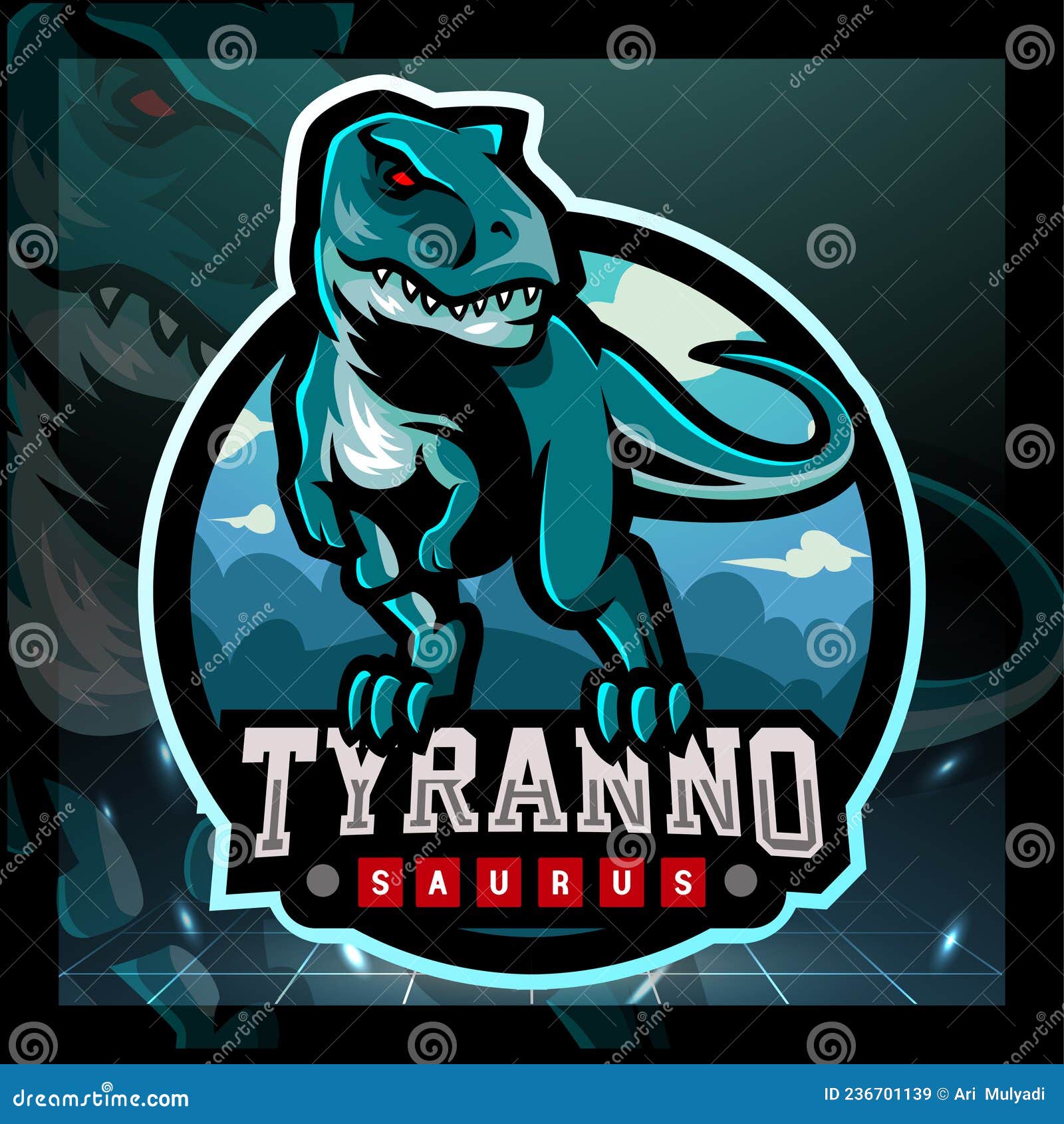 Baixar Vetor De Design De Camiseta T-rex De Desenho Animado