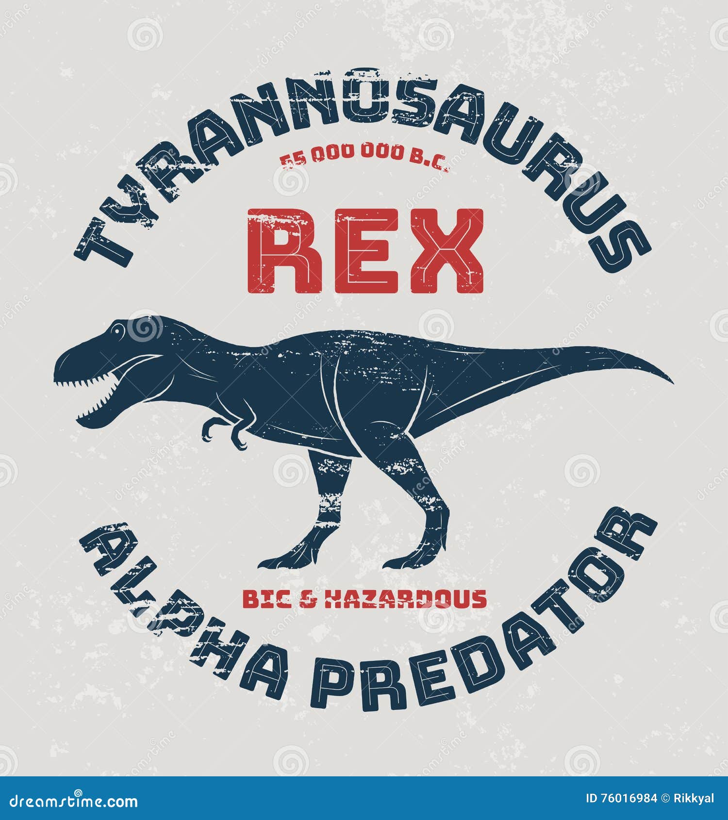 tyrannosaurus rex t-shirt , print, typography.