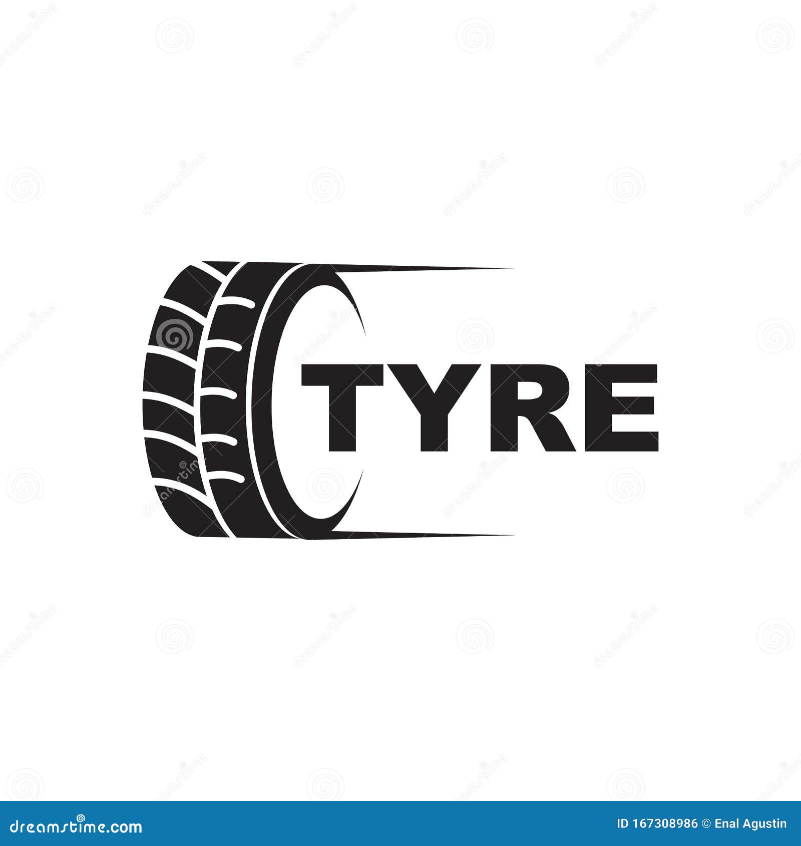 Tyre Icon Logo Design Vector Template Stock Vector Illustration of isolated, graphic 167308986