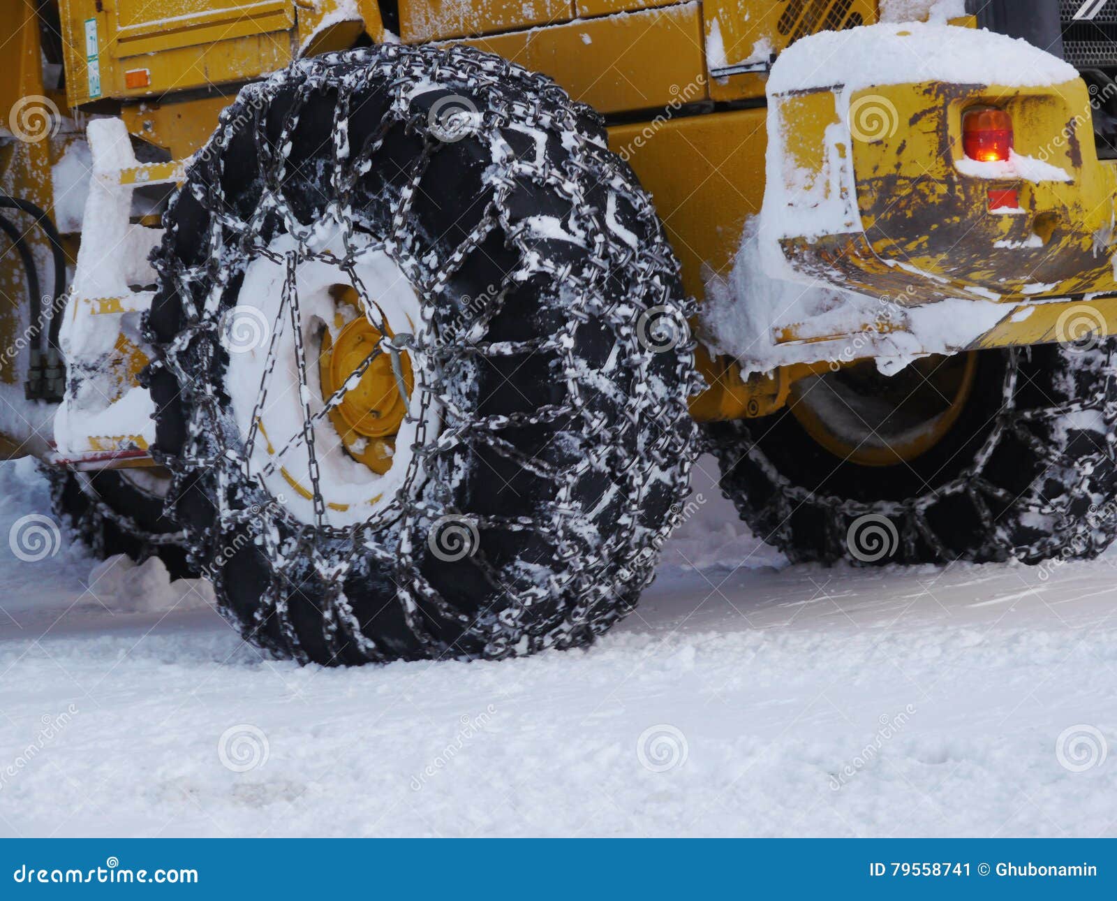 Tyre snow chain stock image. Image of winter, transportation 79558741