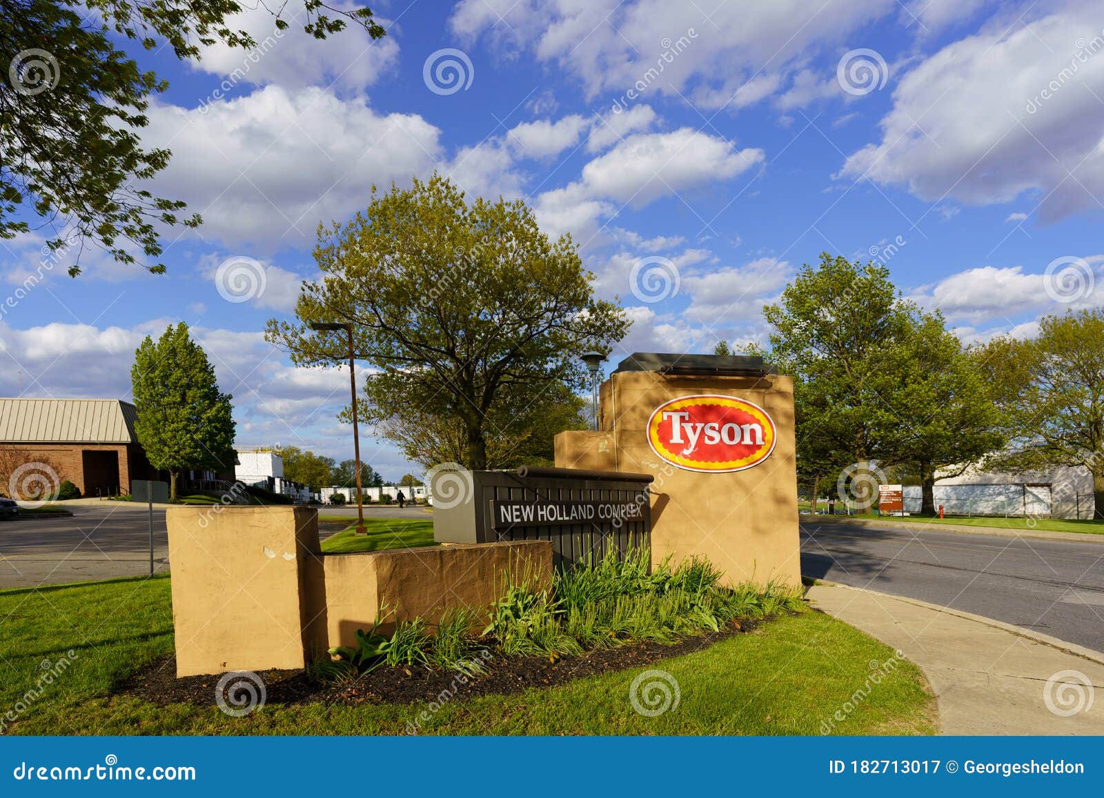 Tyson Foods Plant Complex editorial photography. Image of pennsylvania