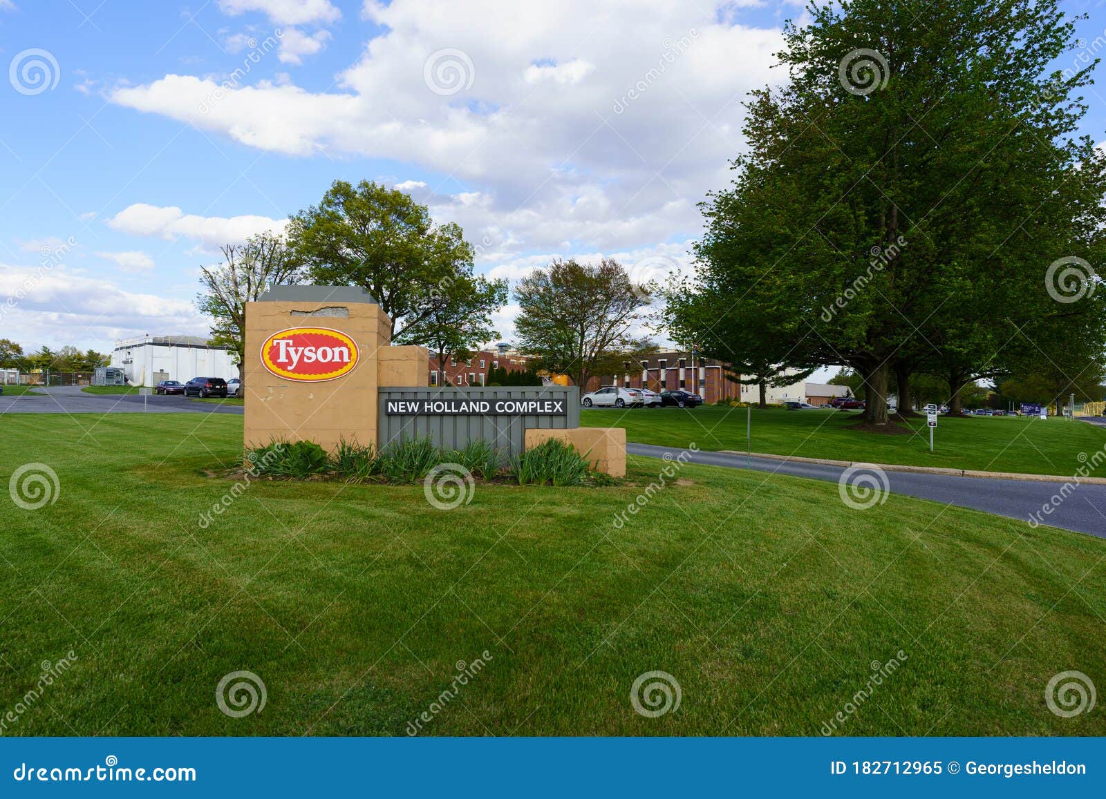 Tyson Foods Plant Complex Sign Editorial Image Image of chicken