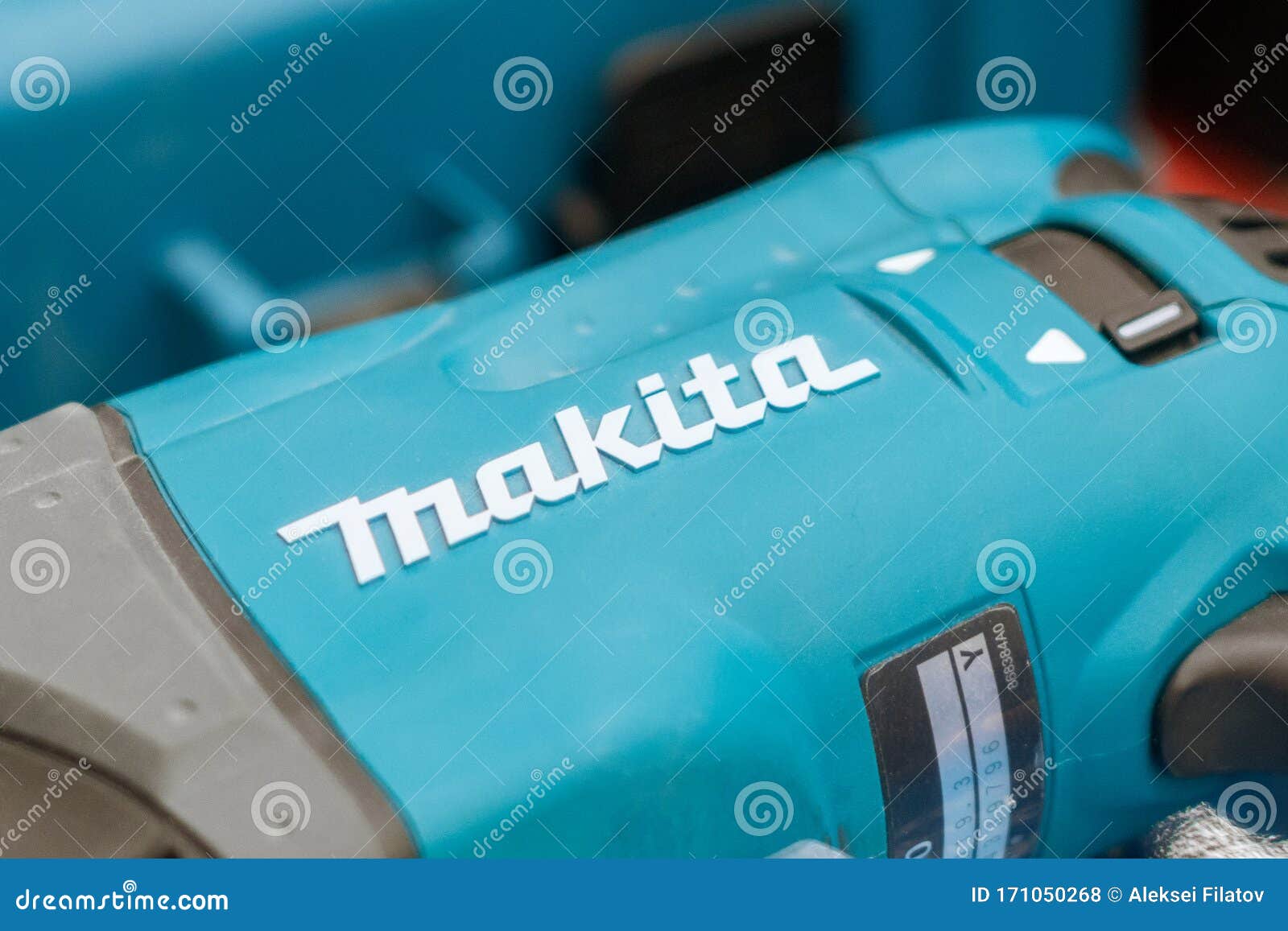 Tyumen, Russia-January 20, 2020: The Logo Of The Company MAKITA, A ...